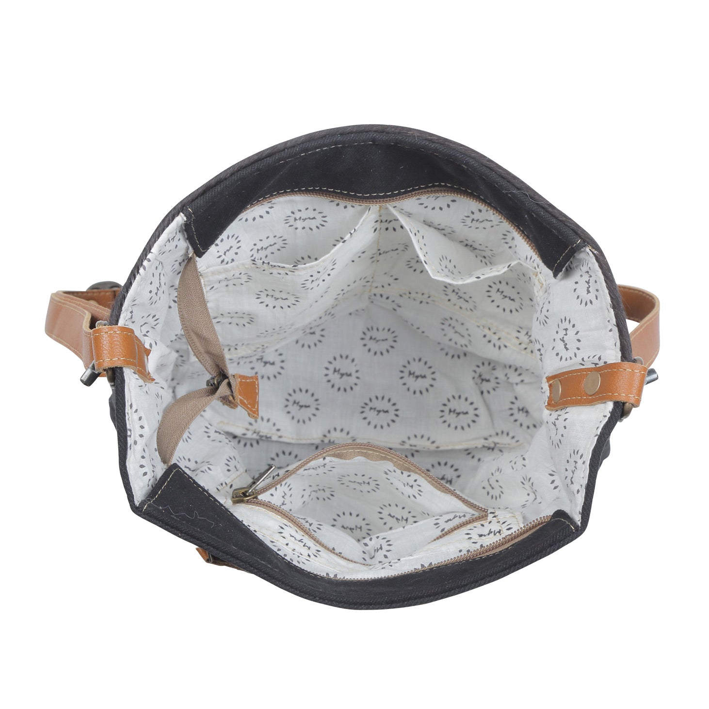 Blue candle Hand-Tooled Bag