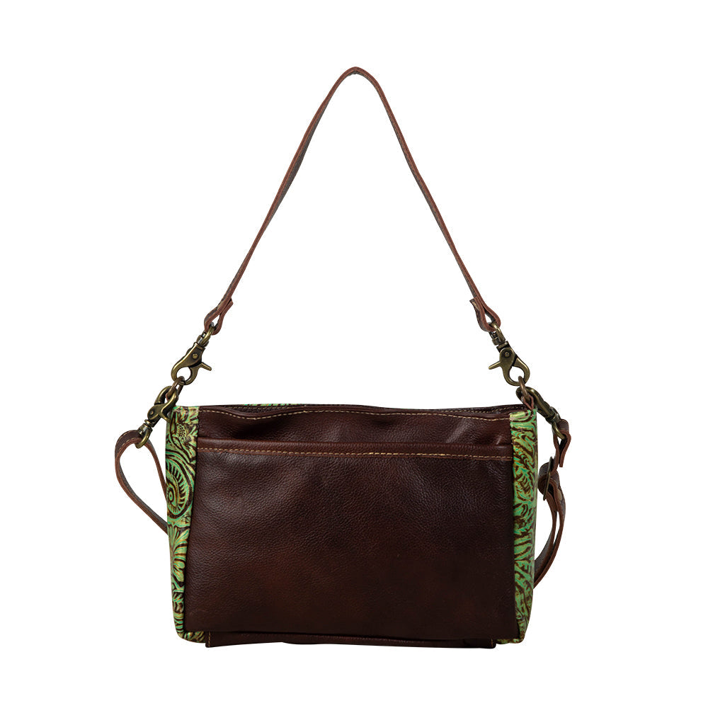 Blazing Bloom Leather & Hairon Bag