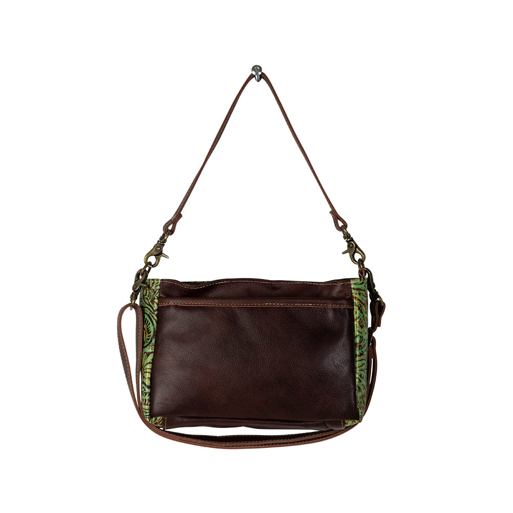 Blazing Bloom Leather & Hairon Bag