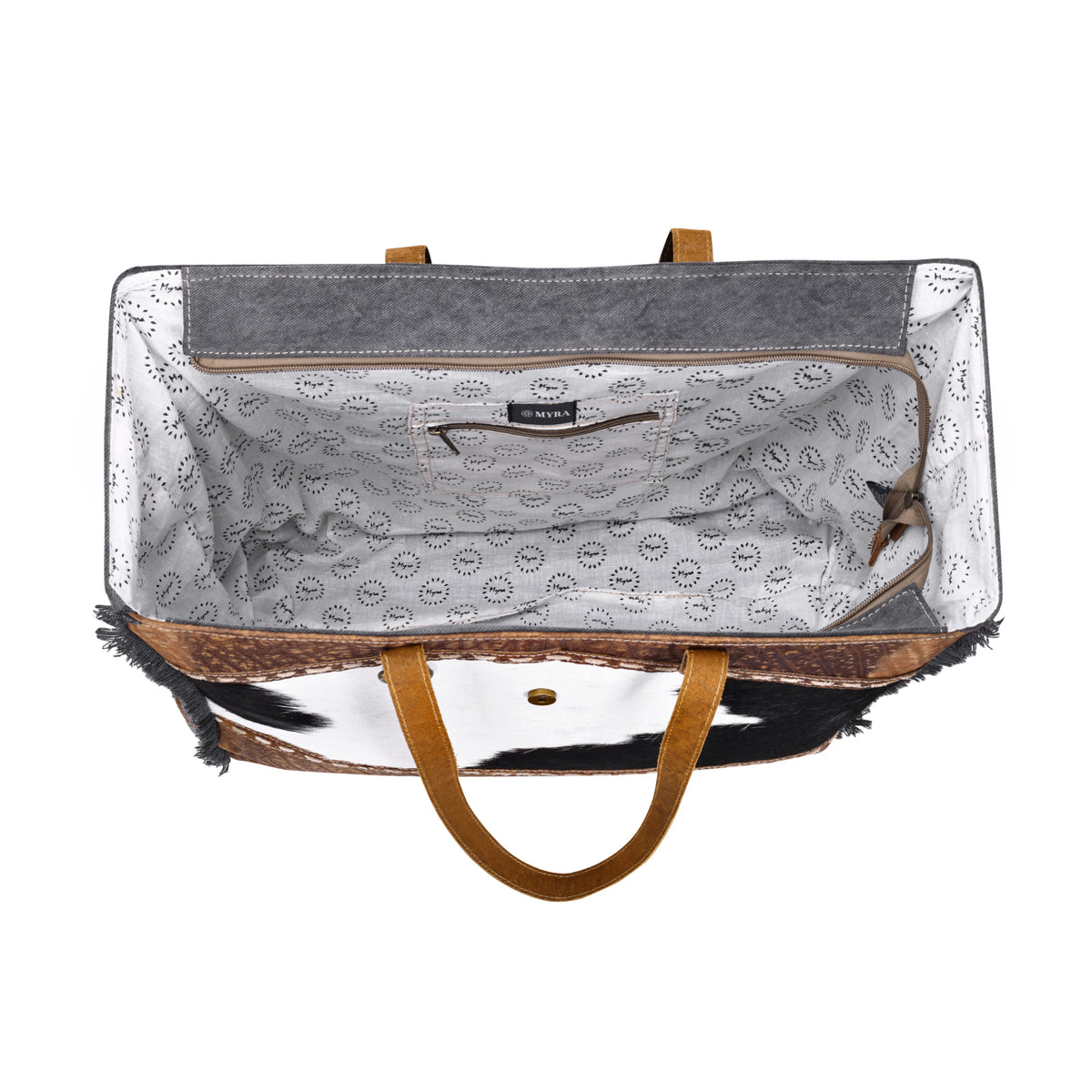 Asher Canvas And Hairon Bag