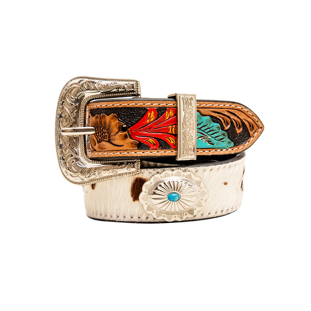 Cummerband Hand-Tooled Concho Women's Belt