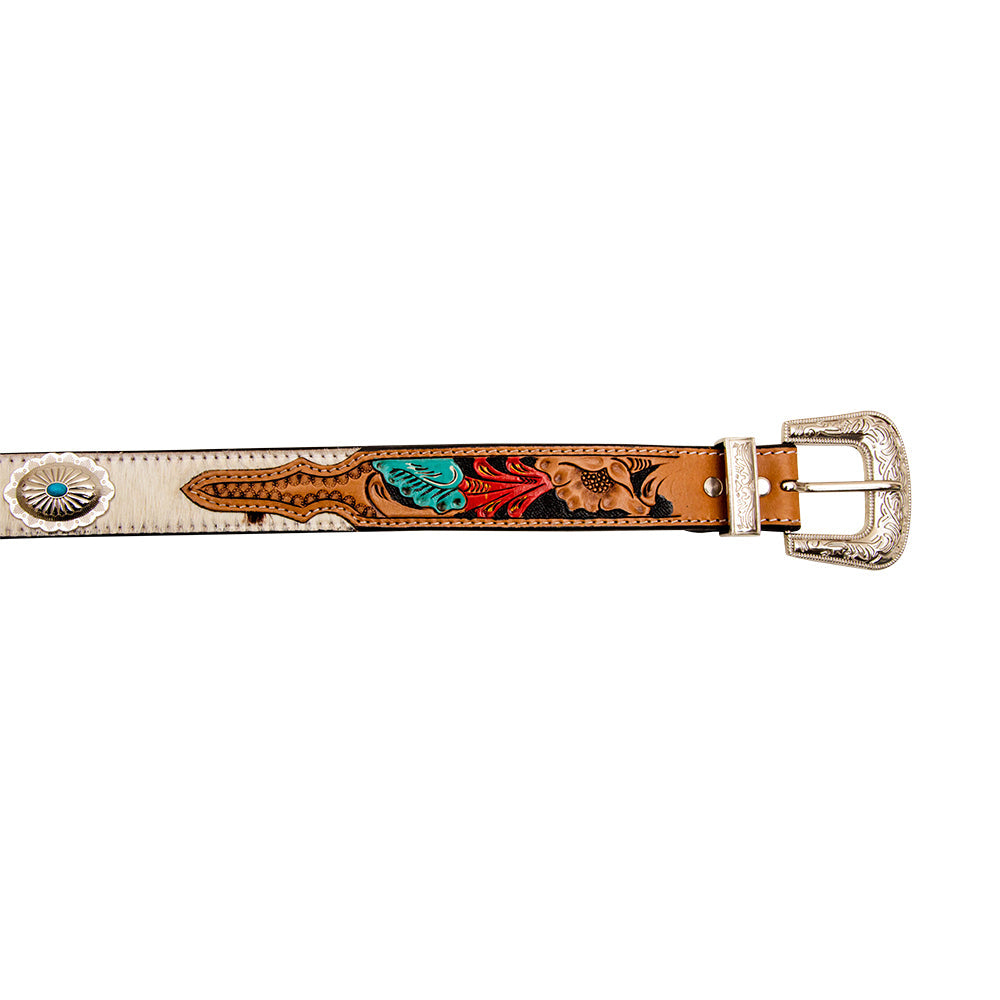 Cummerband Hand-Tooled Concho Women's Belt