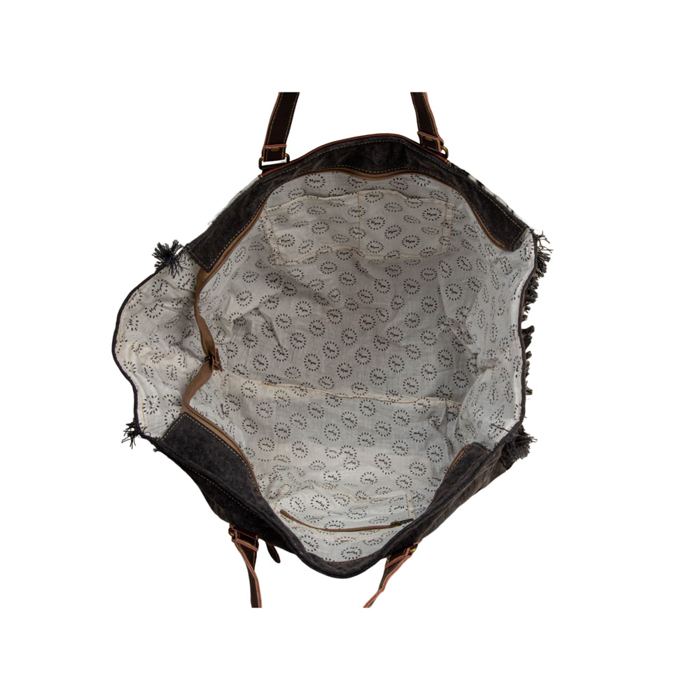 Rosalinda Cross Stitched Weekender Bag