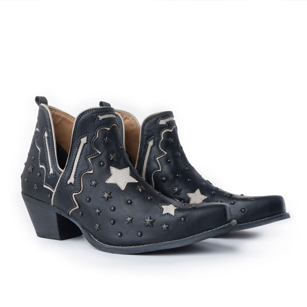 Lone Star Sky Split-Top Leather Boots