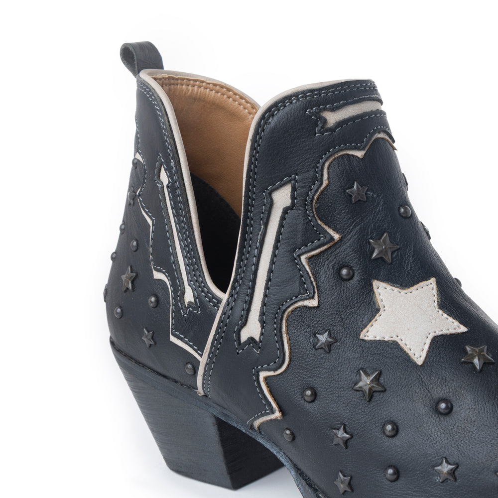Lone Star Sky Split-Top Leather Boots