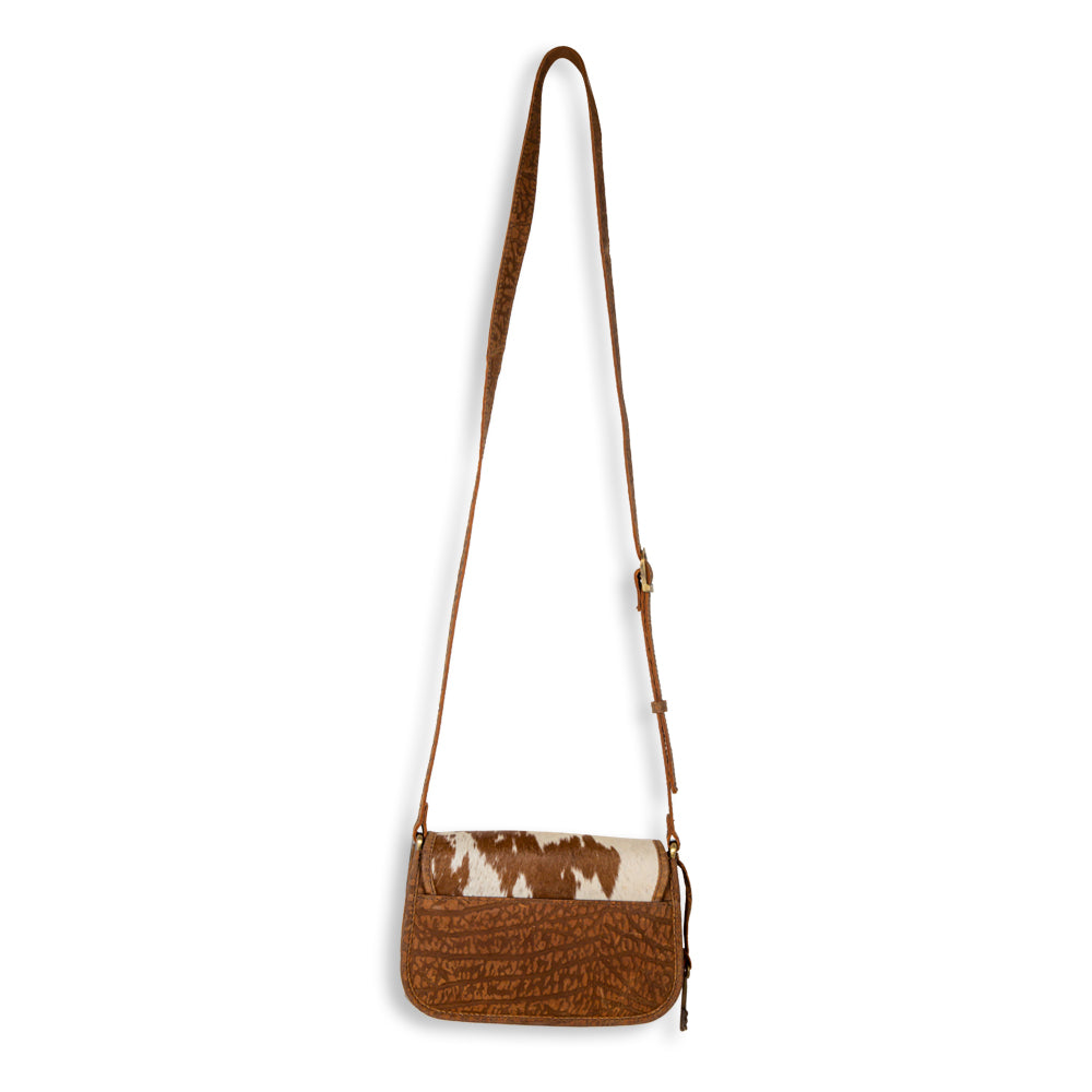 Swift Rider Leather & Hairon Bag