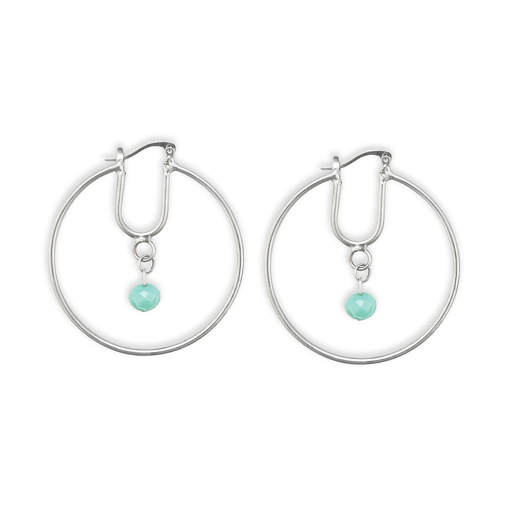Harvest Moon Hoop Earrings
