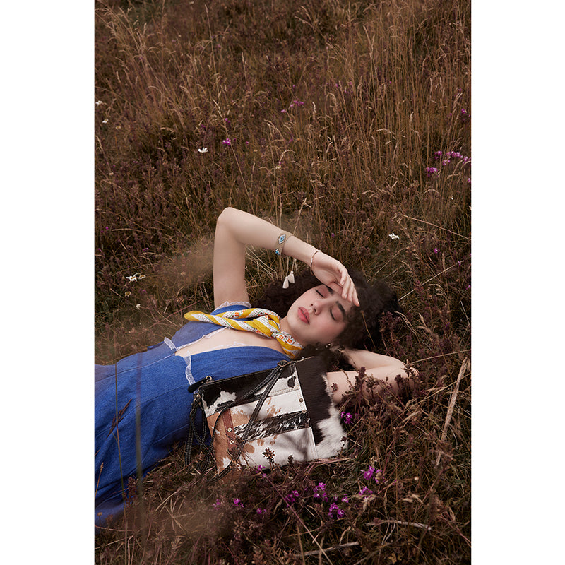 Tyler Ridge Hair-on Leather Bag