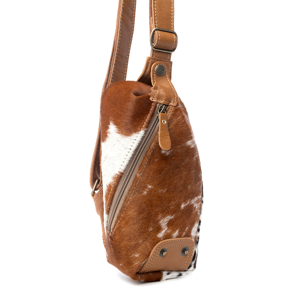Robnette Ranch Fanny-Pack Bag In Caramel & White
