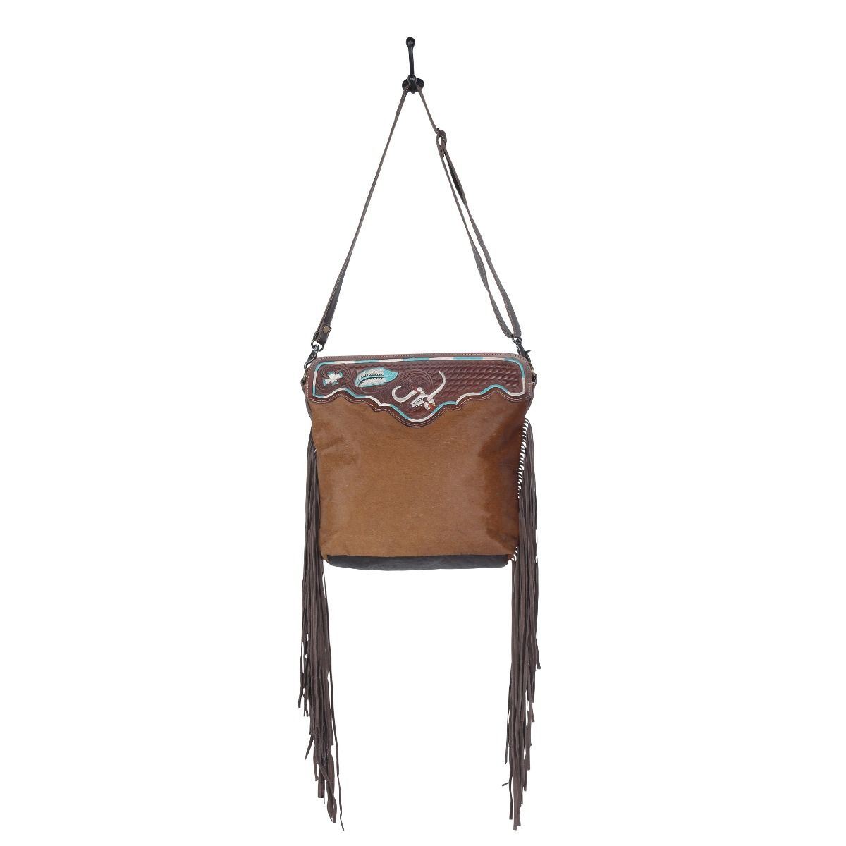 Russet statement Hand-Tooled Bag