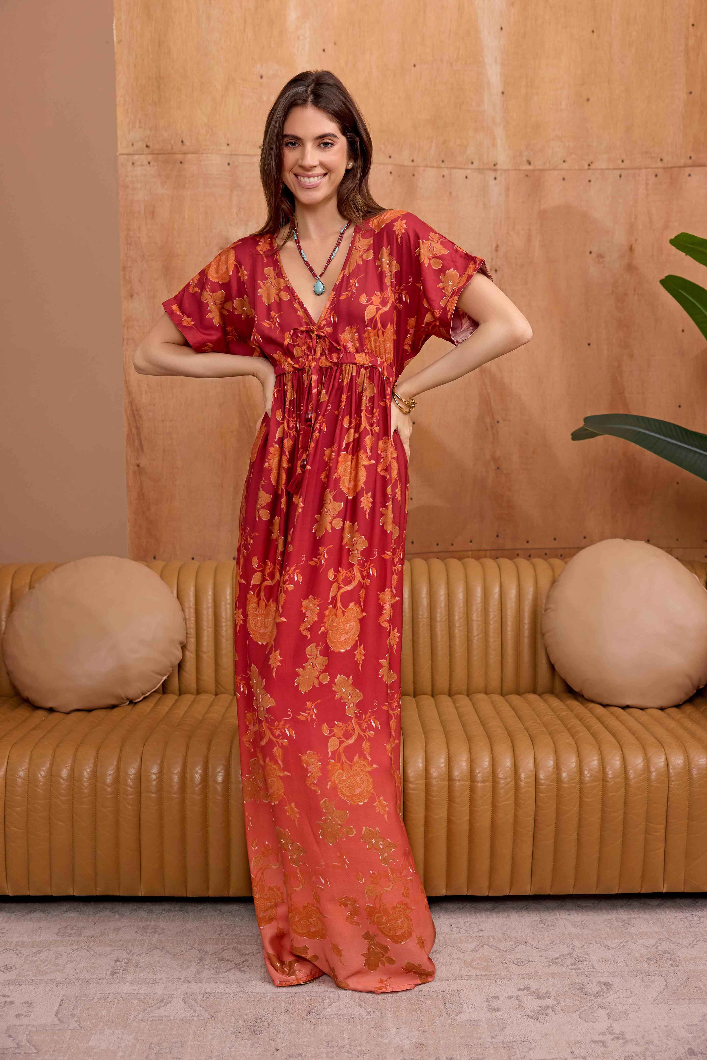 Bohera  Krystal Dee Maxi Print Dress