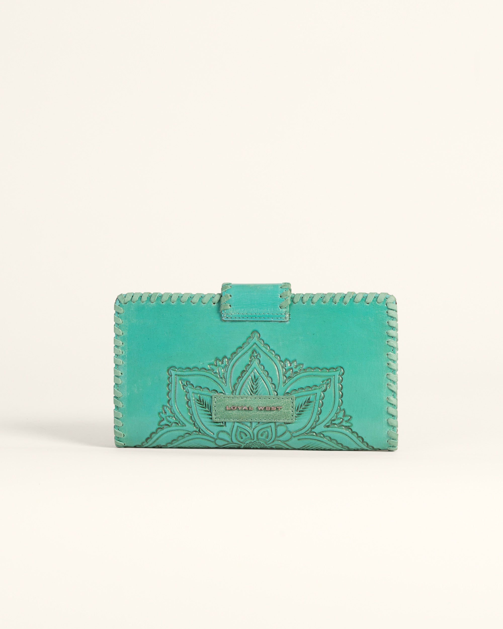 Desert Lotus Wallet - Turquoise