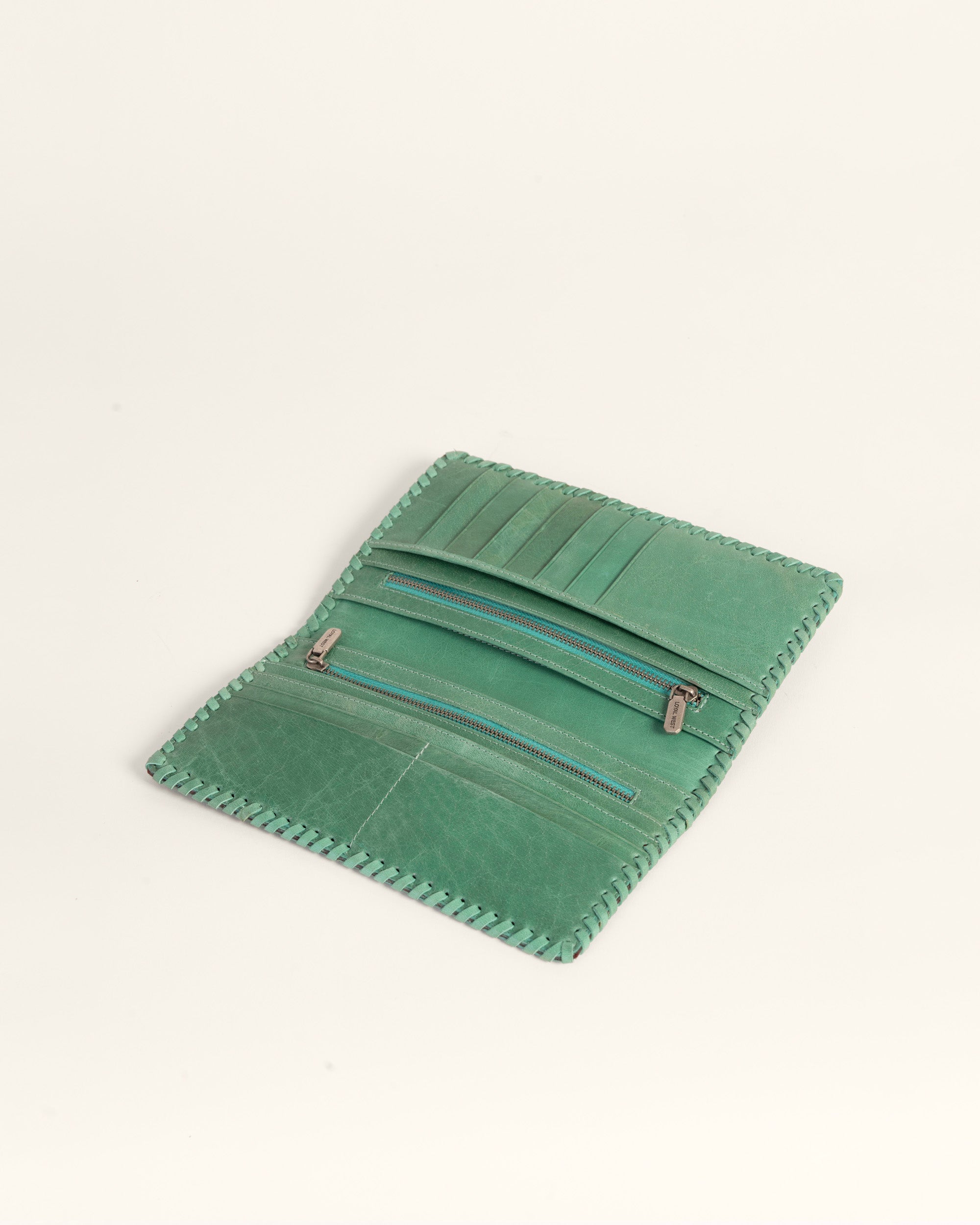 Desert Lotus Wallet - Turquoise