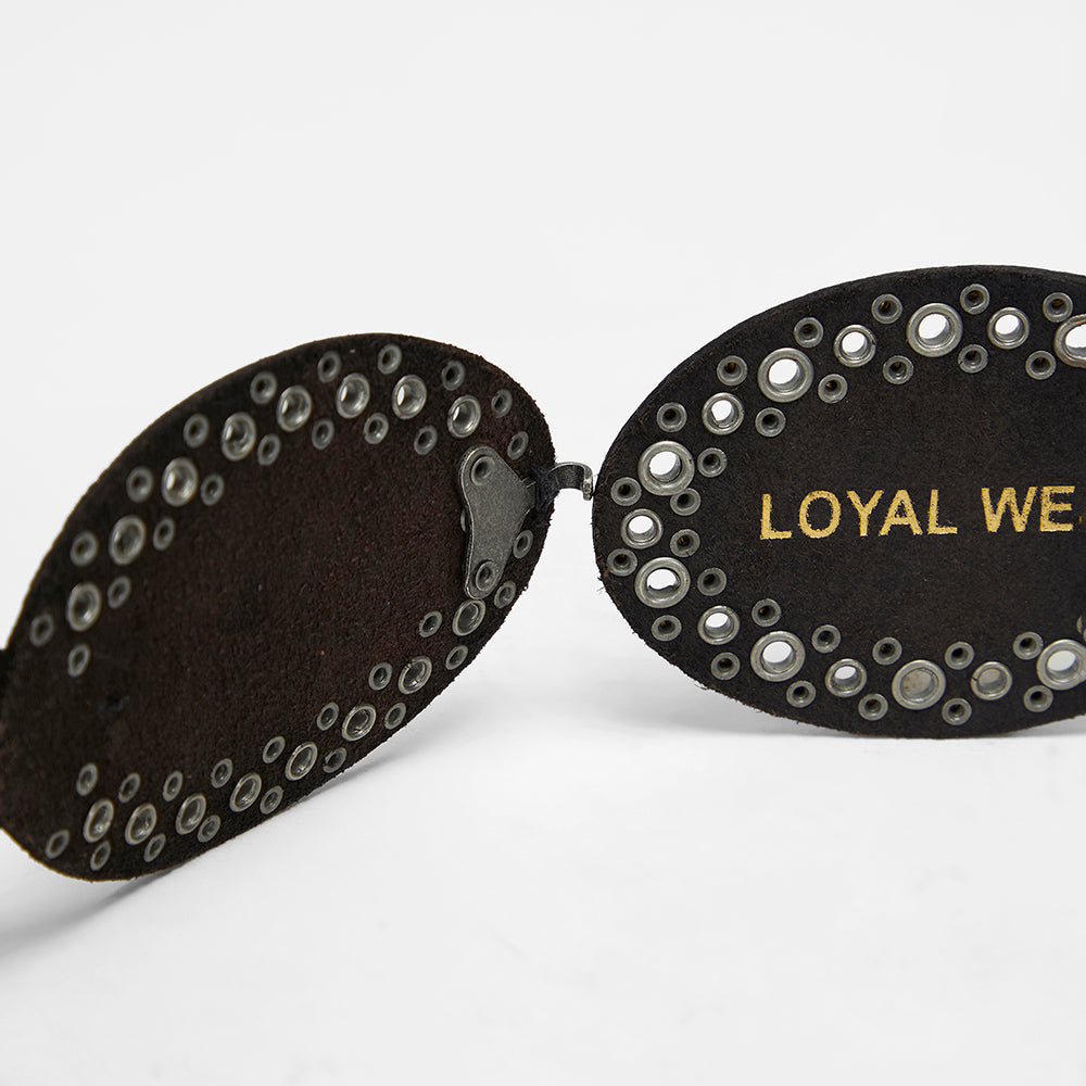 Alta Buena Leather Belt In Calfskin-Black