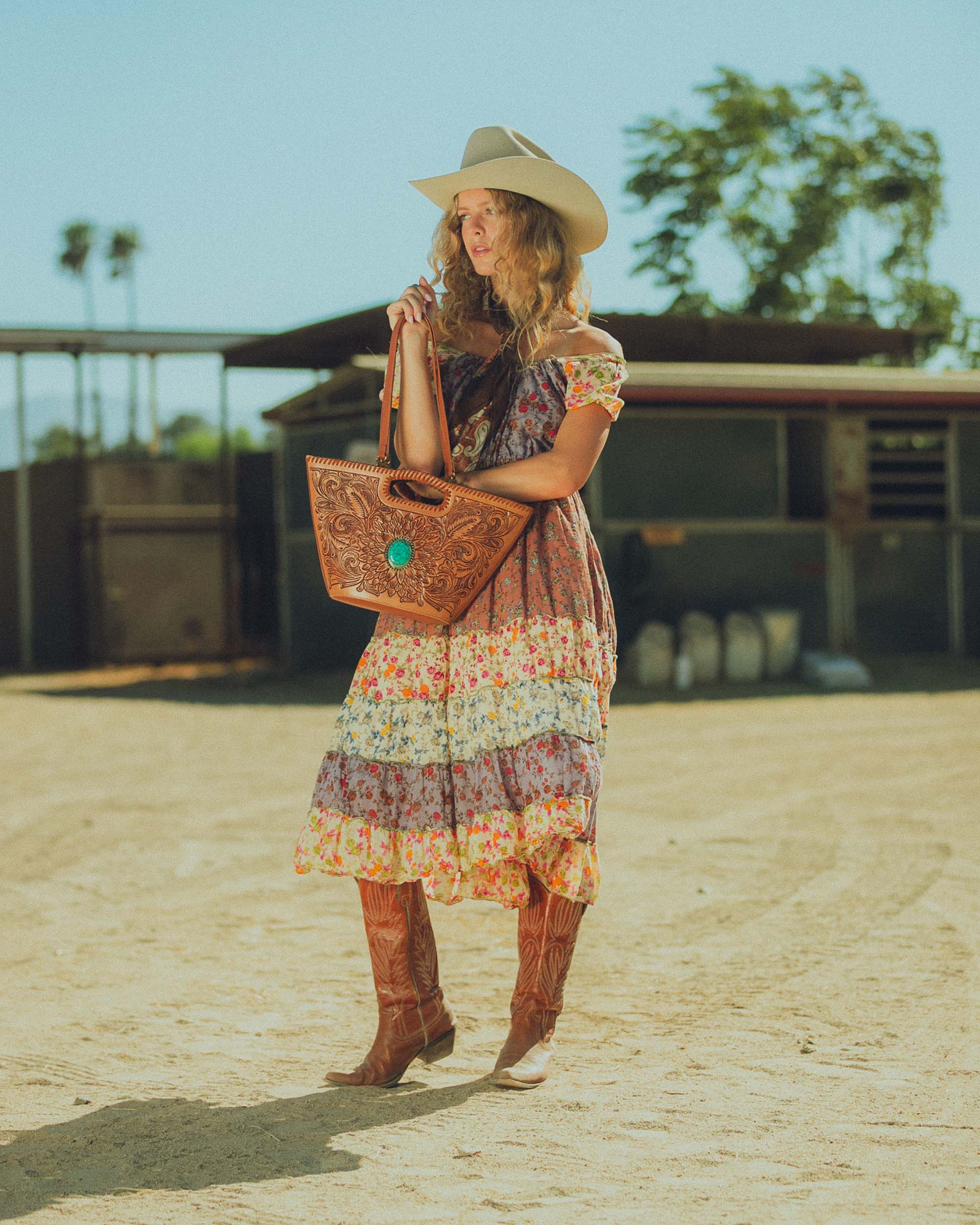 Loyal West Desert Marigold Bucket Bag