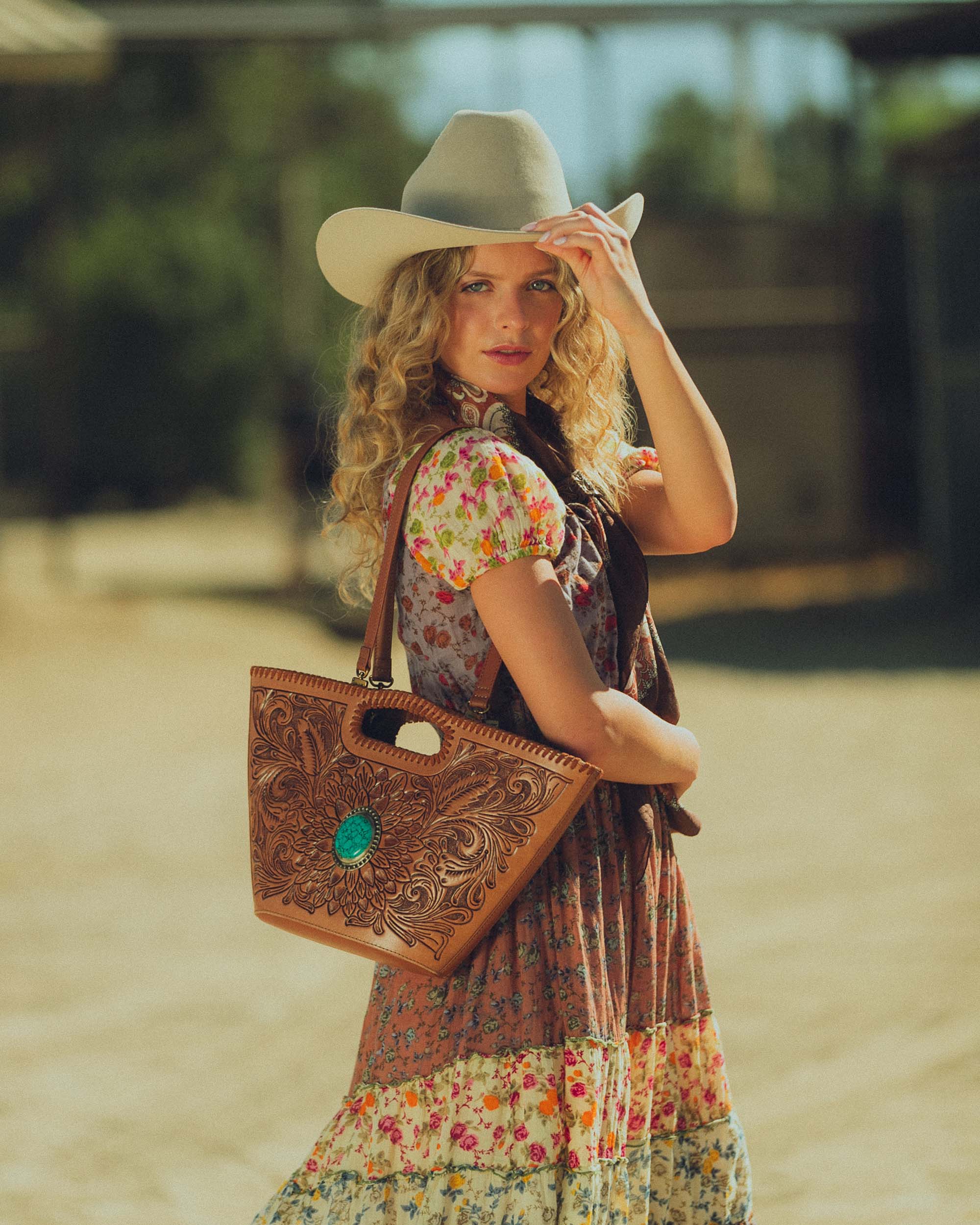 Loyal West Desert Marigold Bucket Bag
