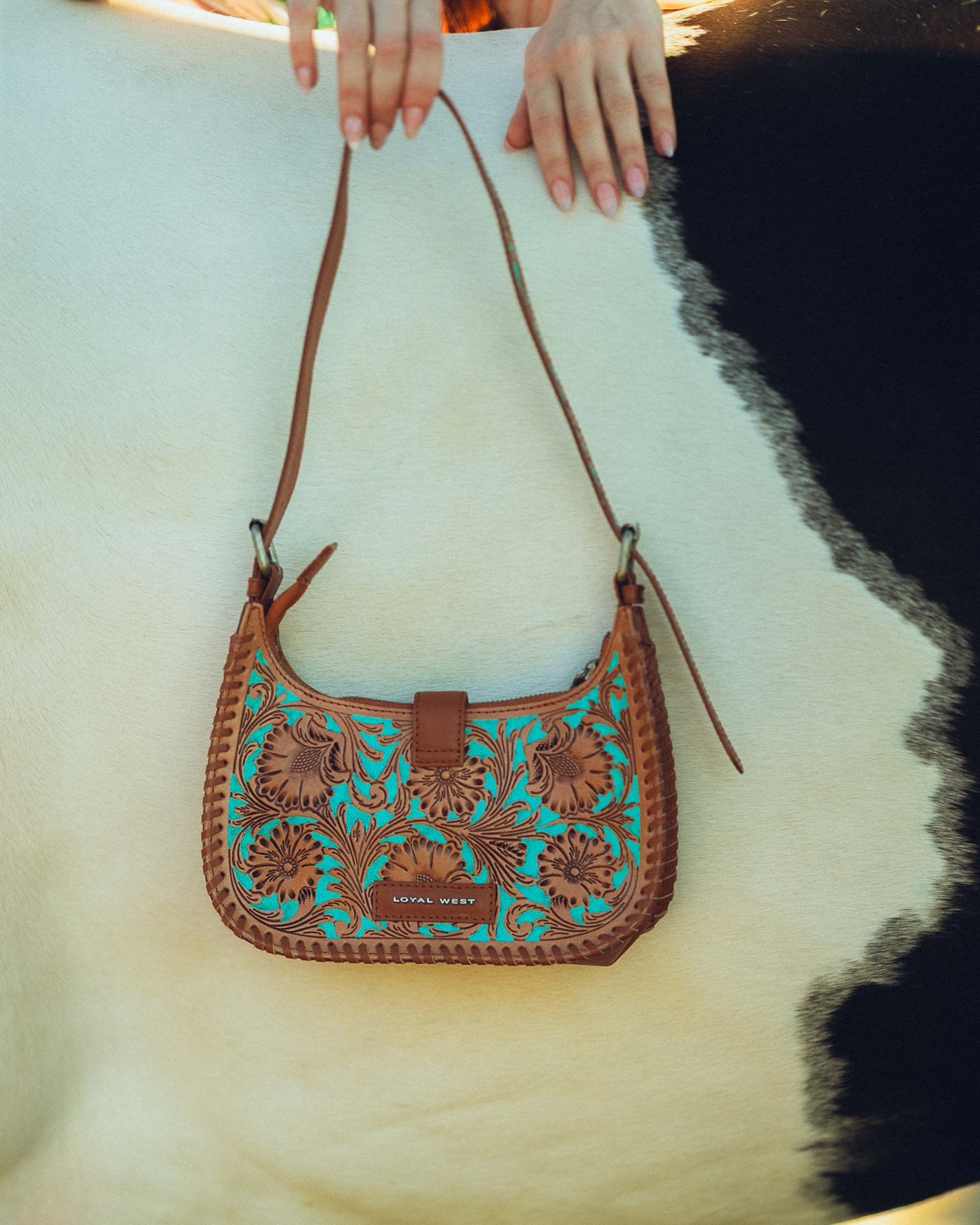 Loyal West Dannia Medium Purse - Whiskey & Water