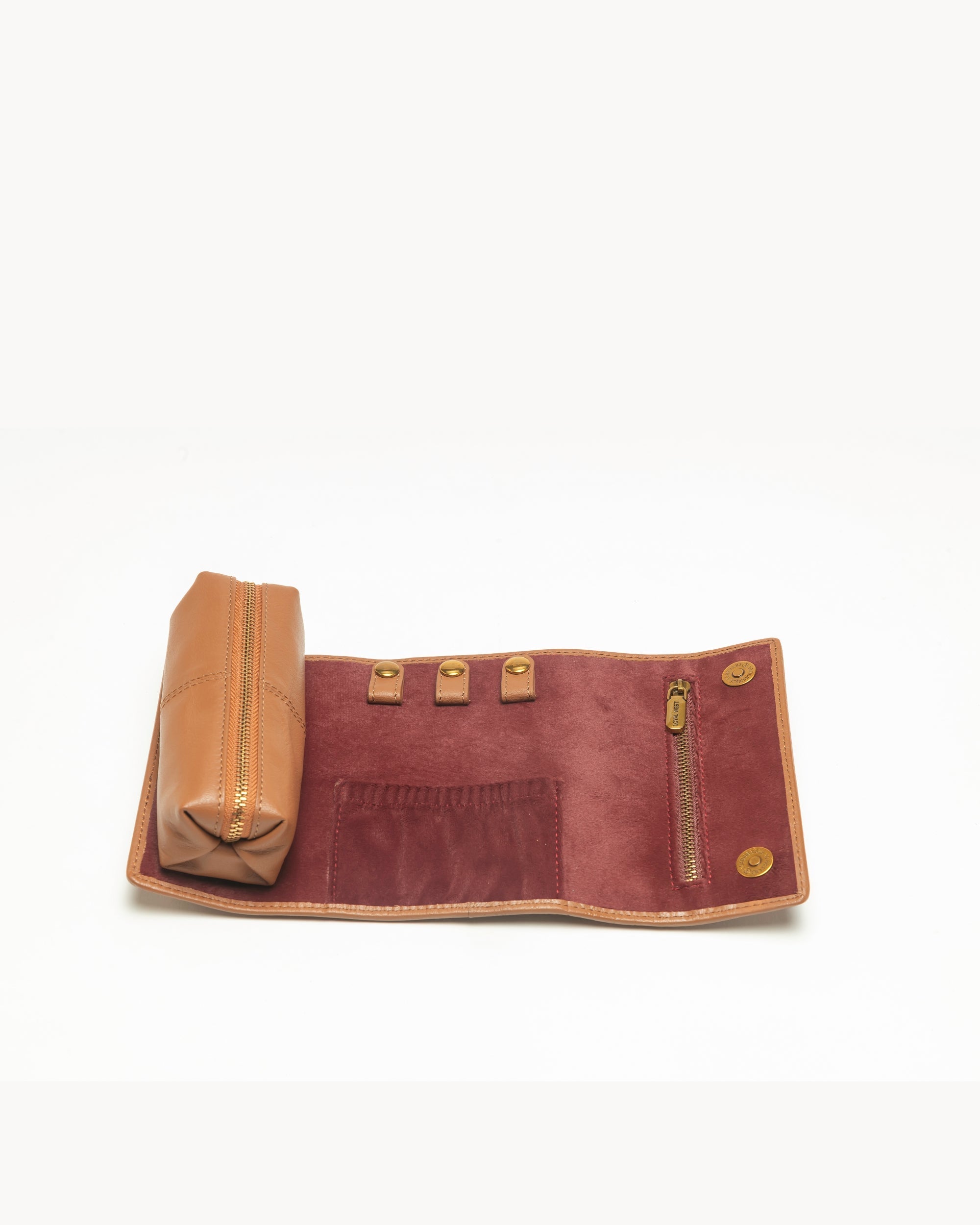 Canyon Jewellery Case Handtooled Leather - Whiskey & Water