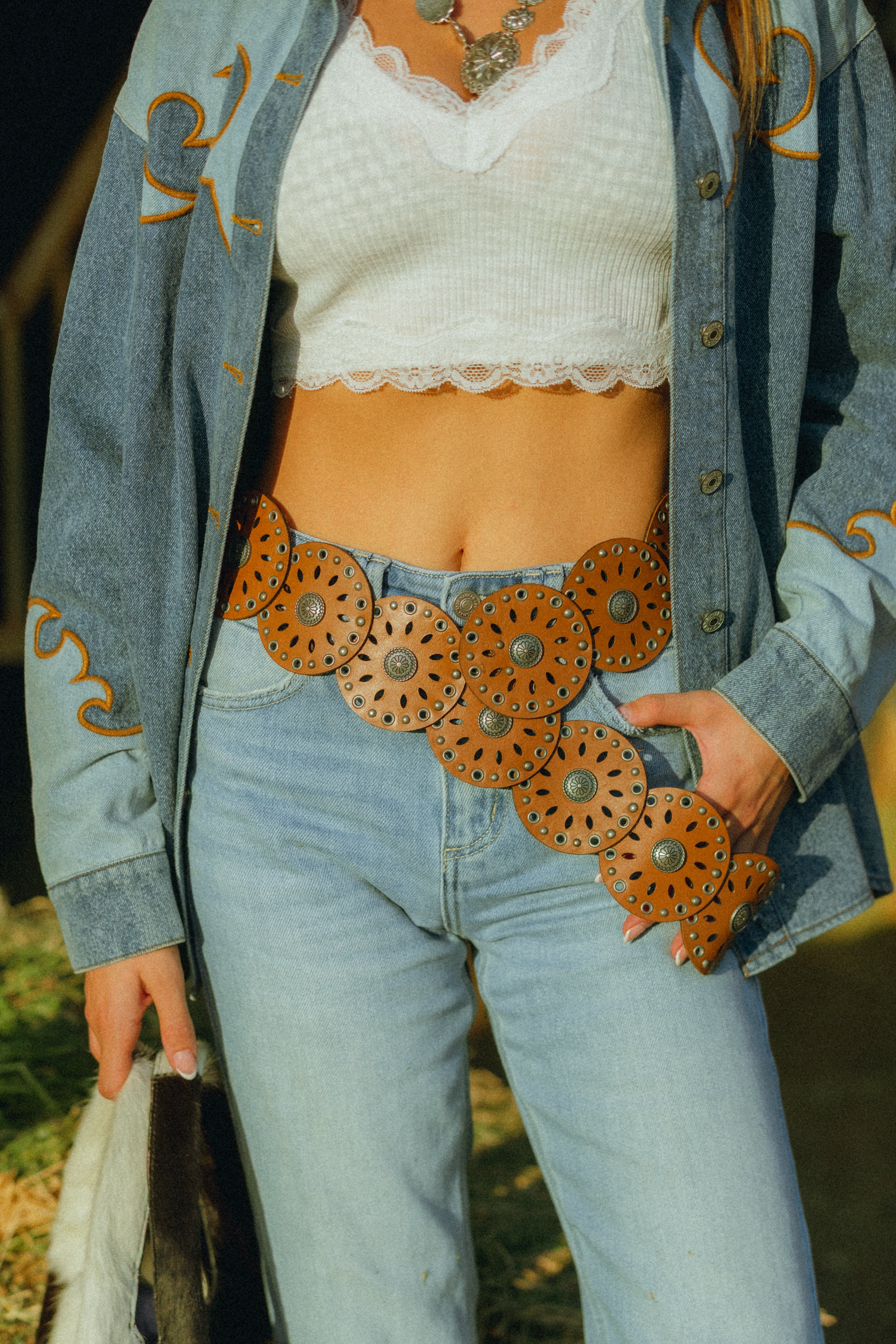 Aurelia Leather Belt