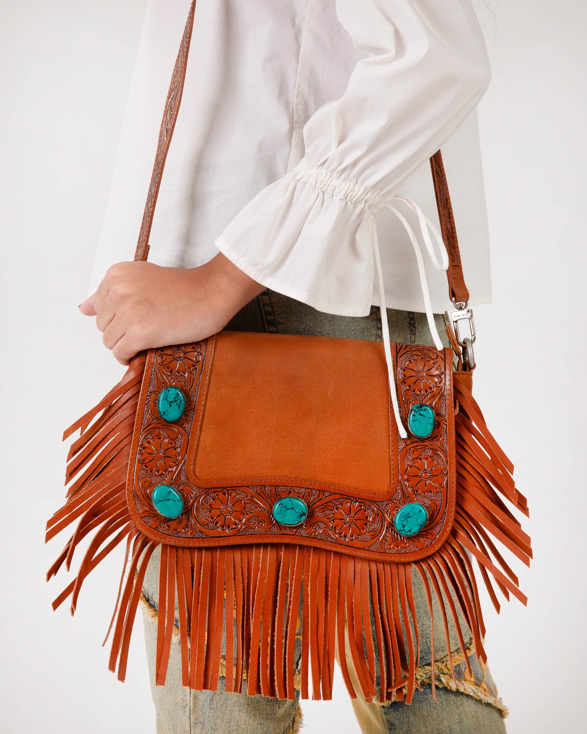 Boho Medium Tassle Bag