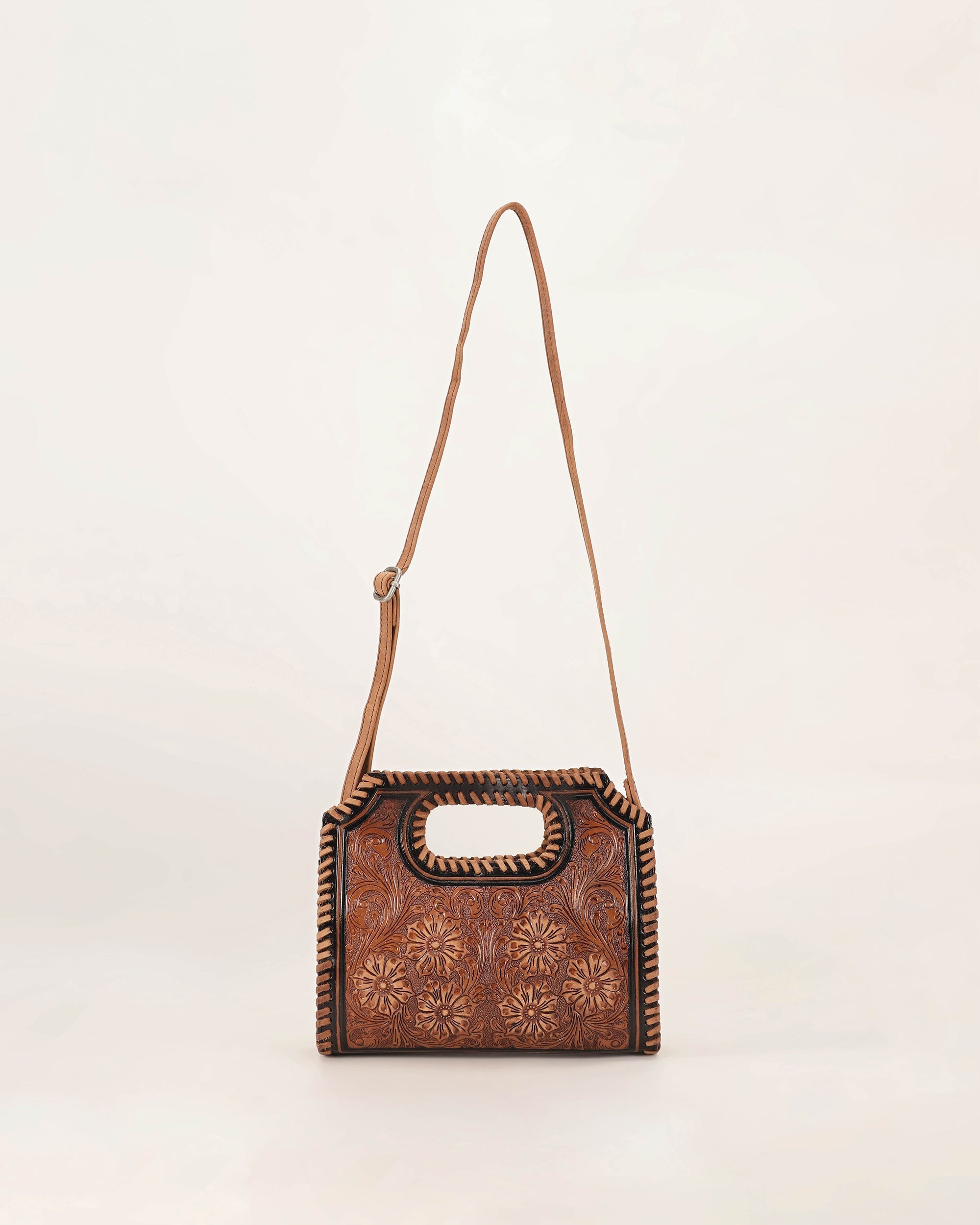 Alma Medium Handbag Brown