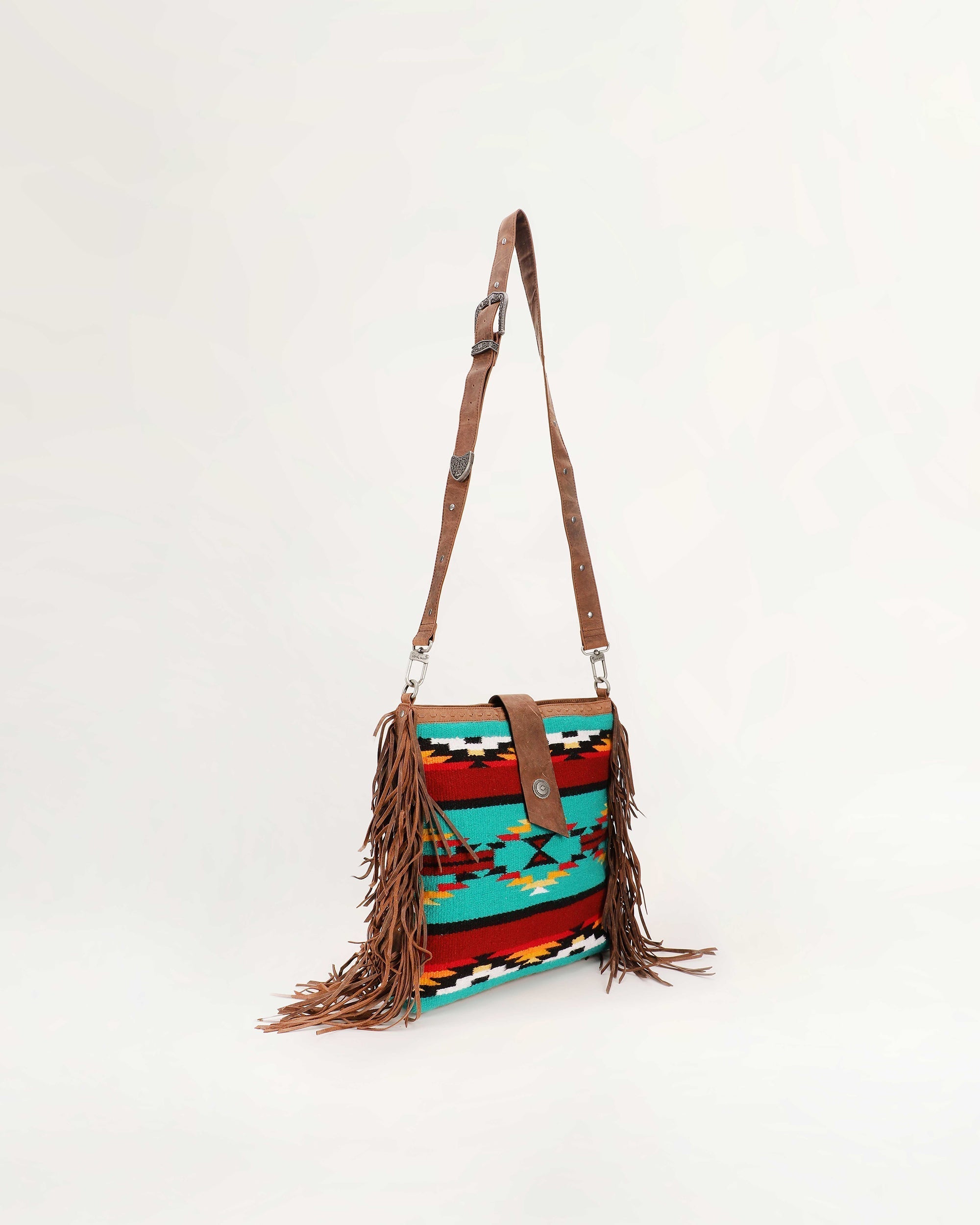 Long Chap Cowhide Tassle Bag