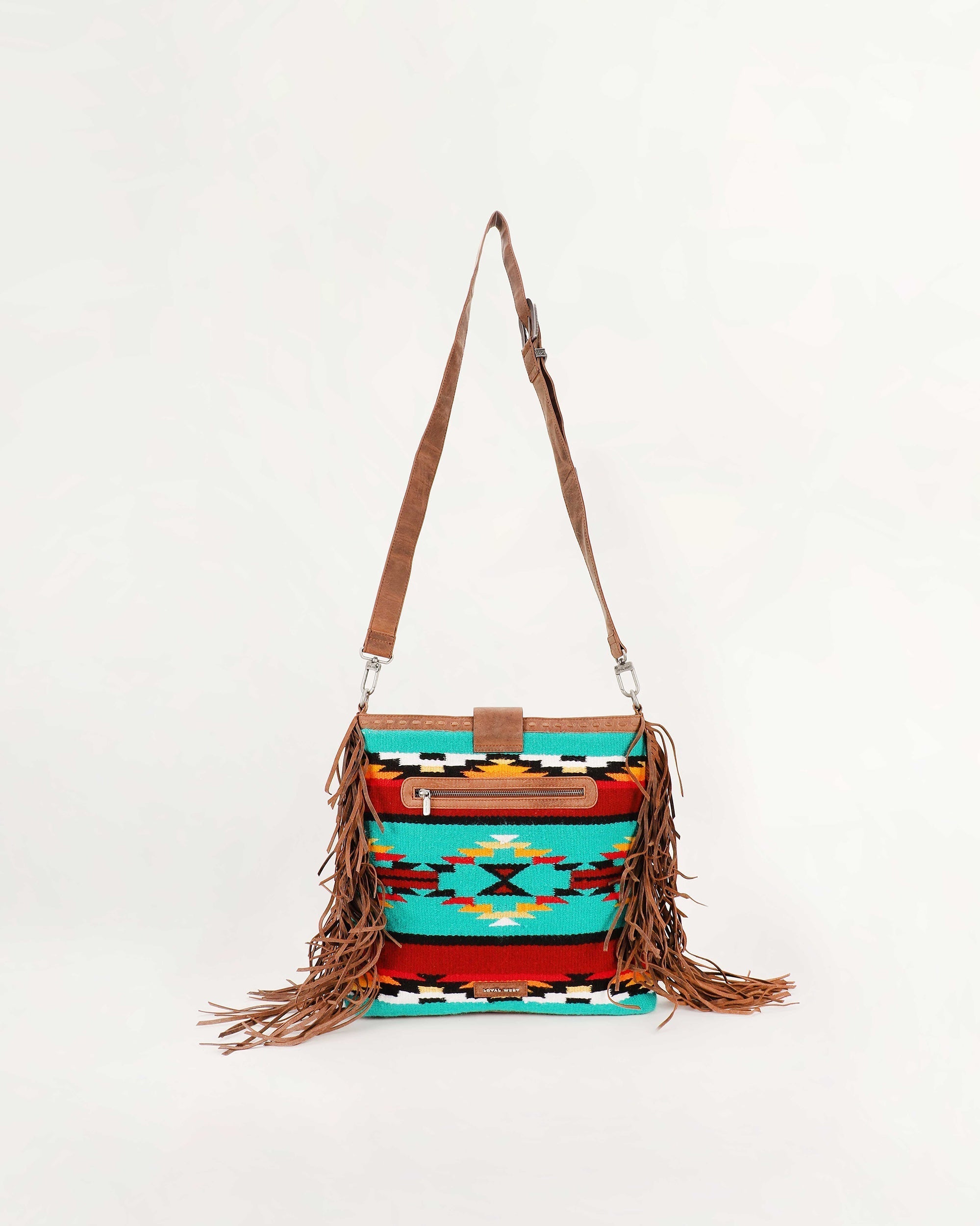 Long Chap Cowhide Tassle Bag
