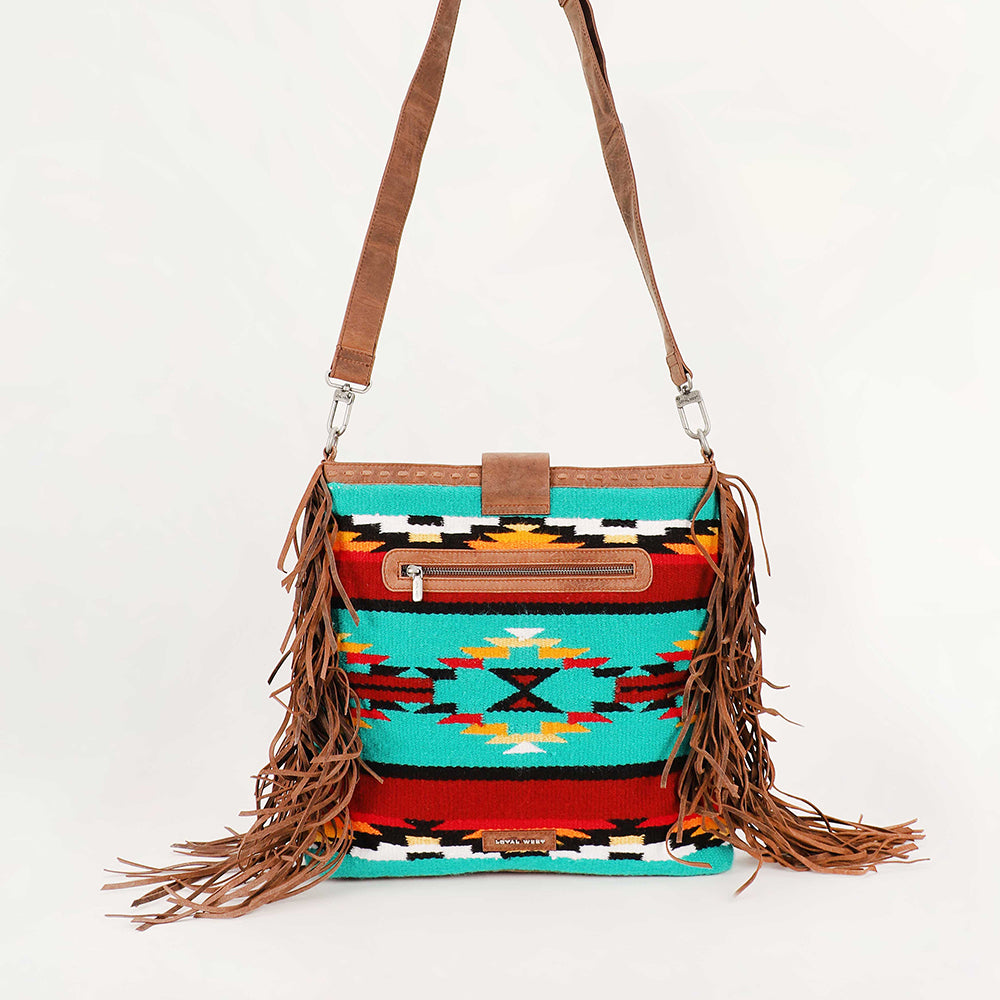 Long Chap Cowhide Tassle Bag