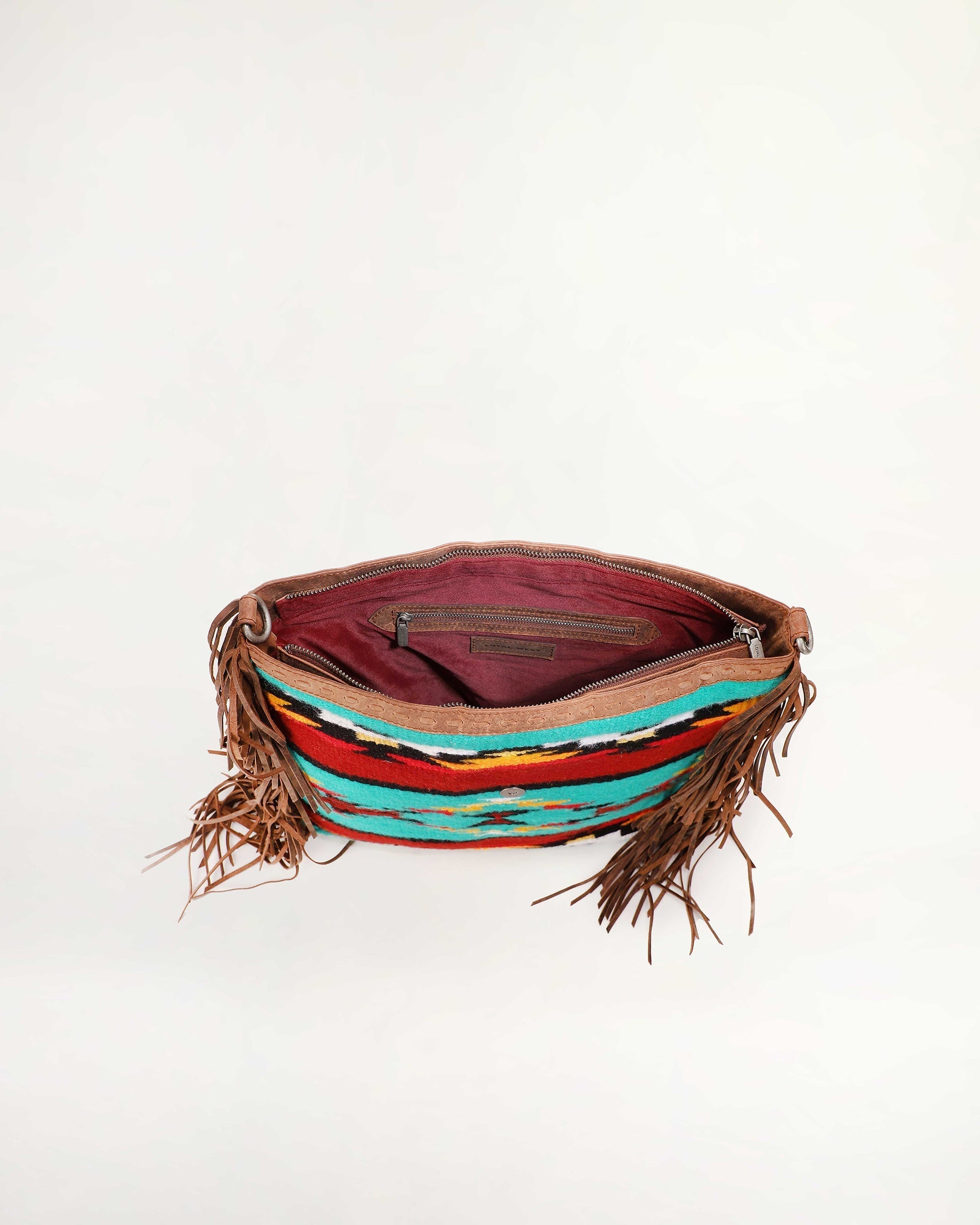 Long Chap Cowhide Tassle Bag