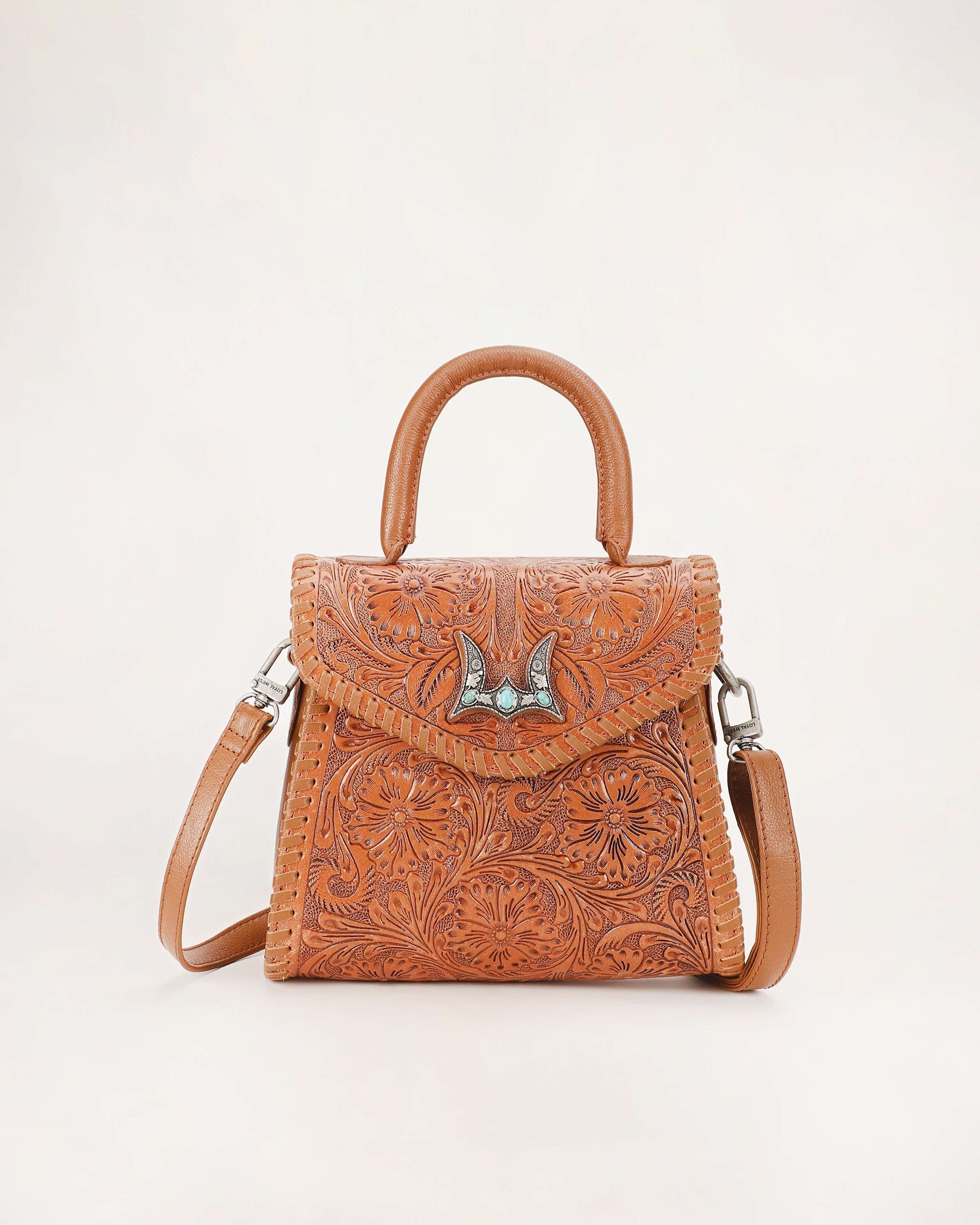 Leon Mini Handle Purse - Pink