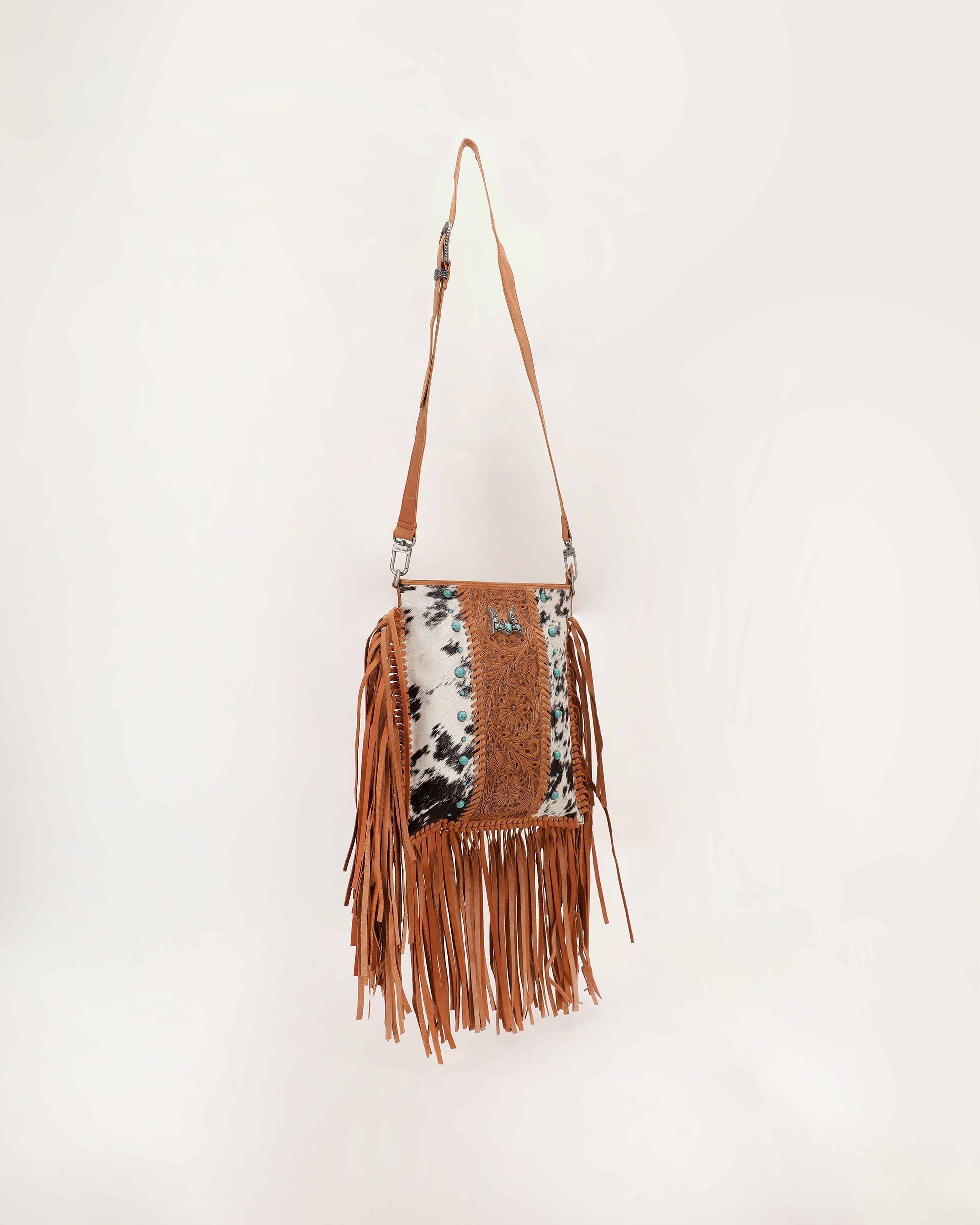 Tucson Cowhide Tassle Bag