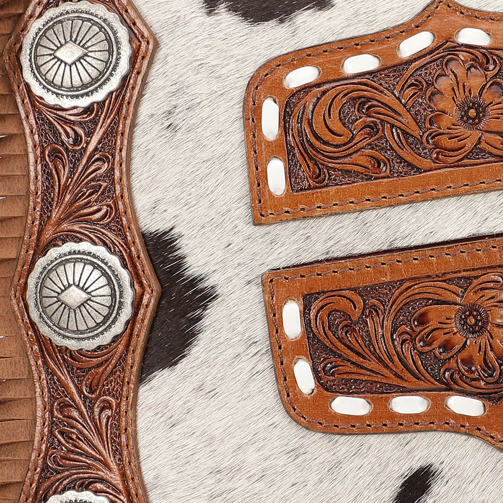 Ranch Queen Cowhide Tassle-Bag