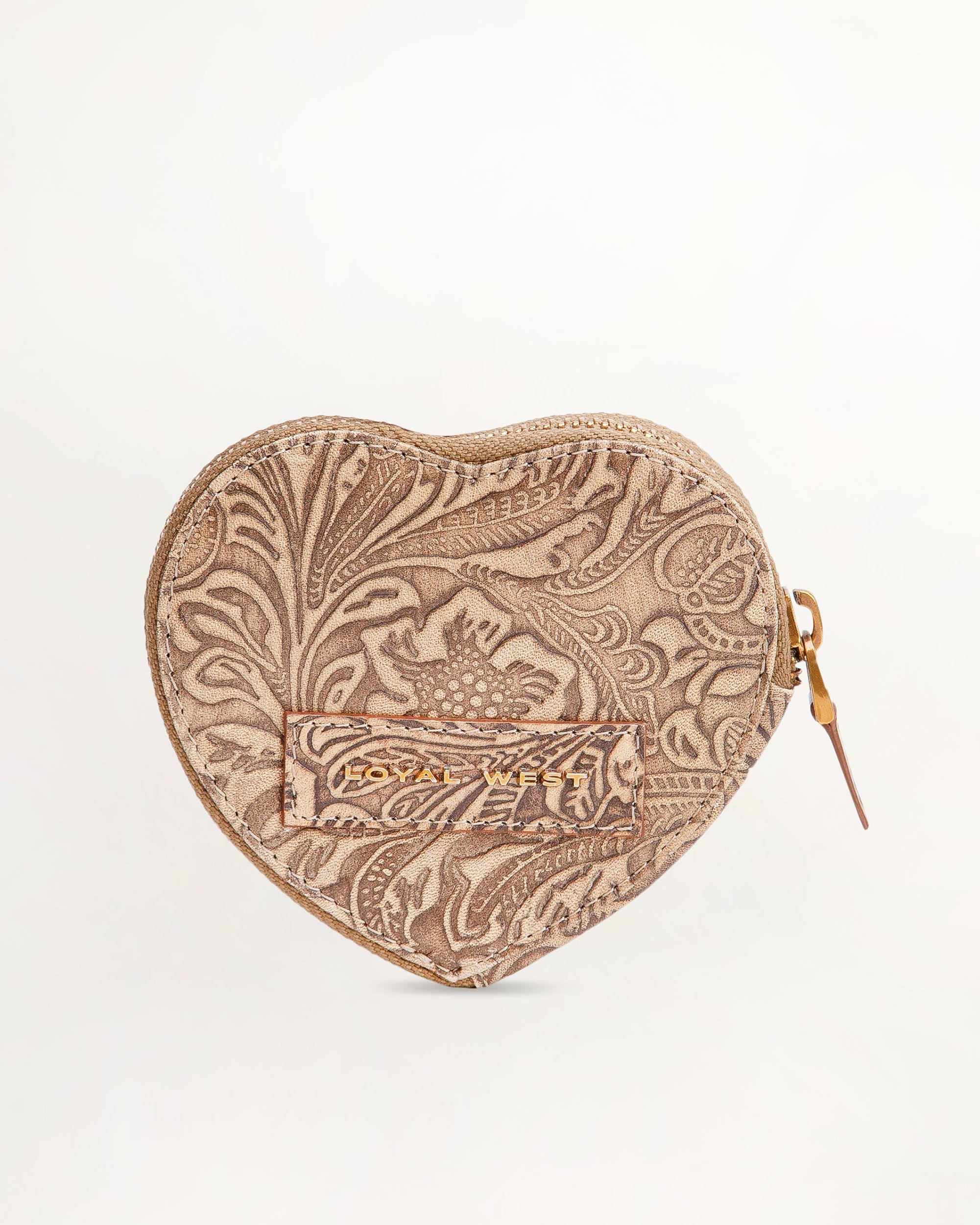 Cupid Coin Pouch Handtooled Leather