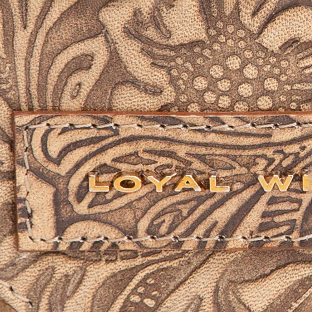 Cupid Coin Pouch Embossed Floral