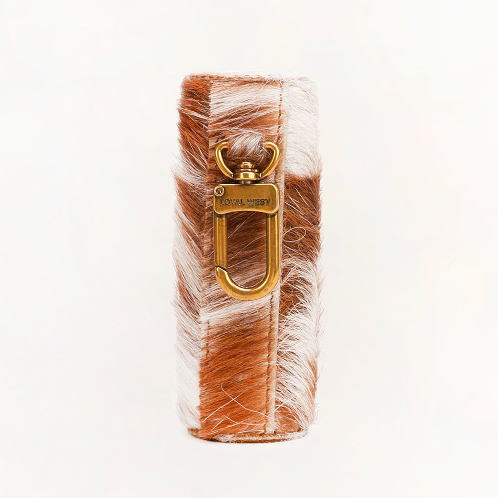 Painted Pony Lipstick Case Brown And White