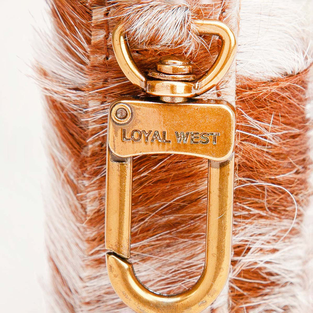 Painted Pony Lipstick Case Brown And White