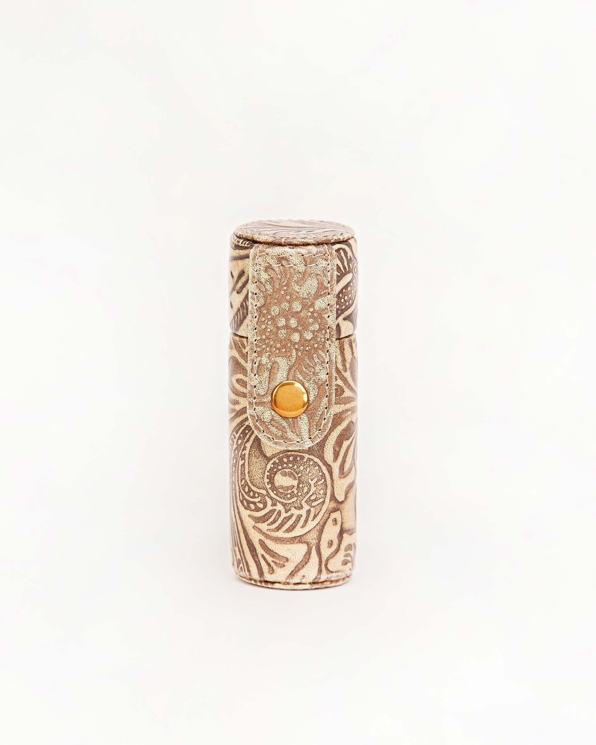 Painted Pony Lipstick Case Embossed Floral