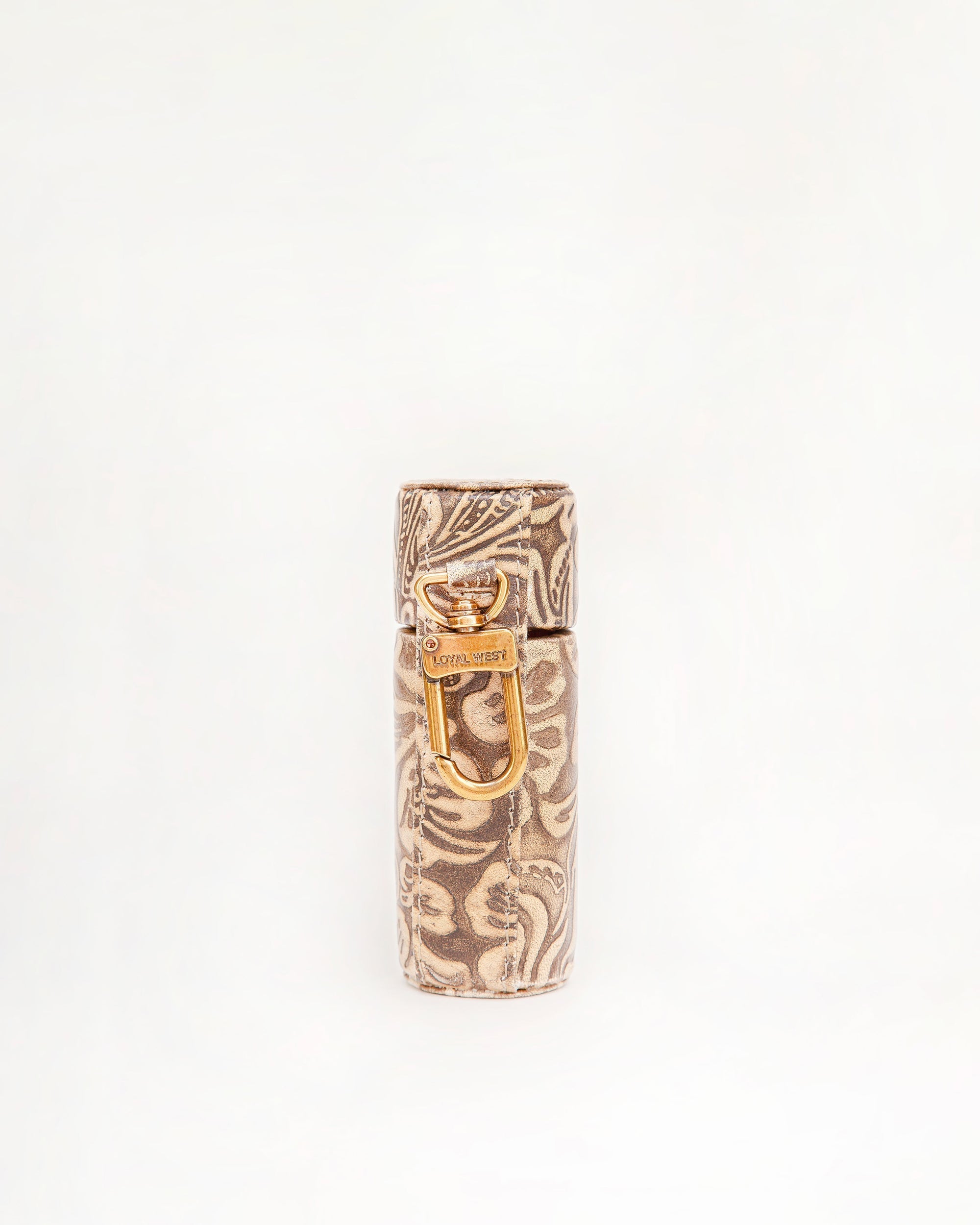 Painted Pony Lipstick Case Embossed Floral