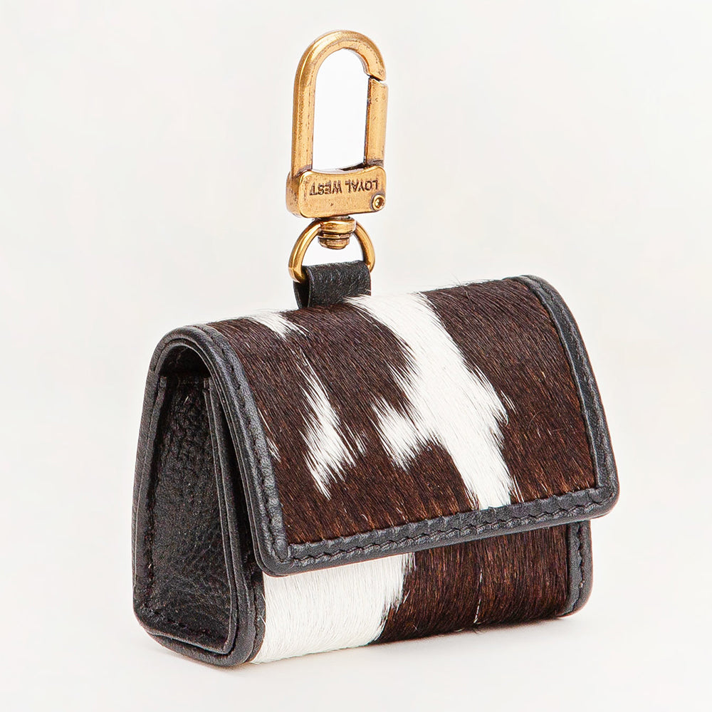 Gloriana Clip On Bag Charm Black And White