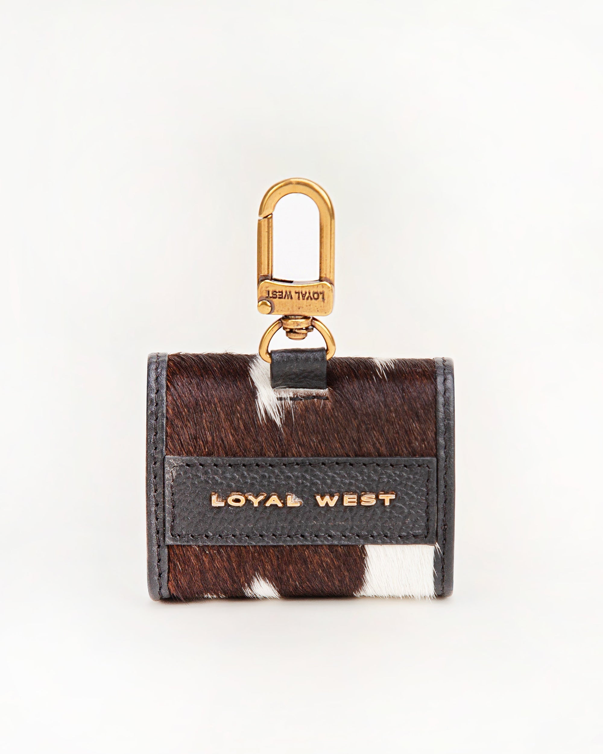 Gloriana Clip On Bag Charm Black And White