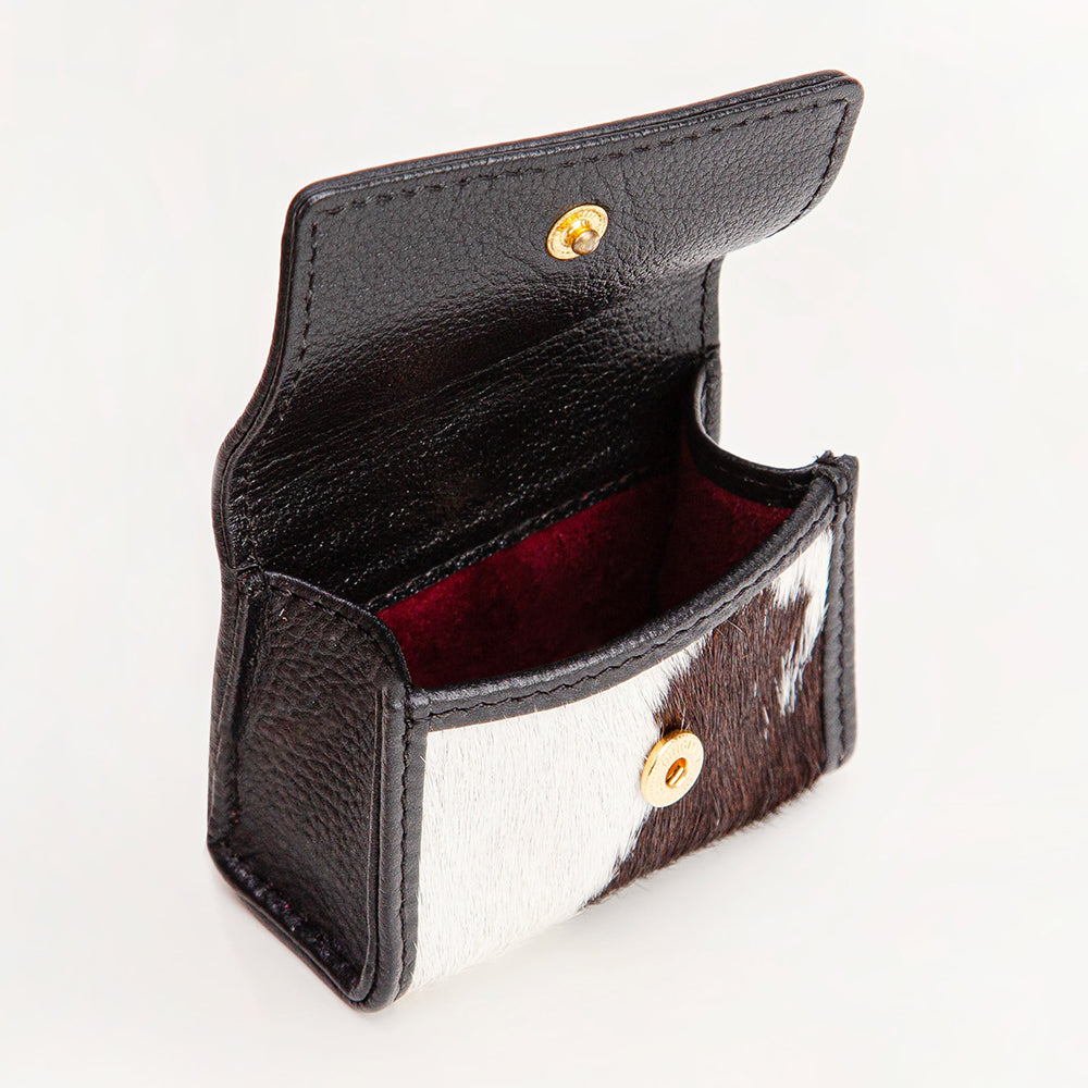 Gloriana Clip On Bag Charm Black And White