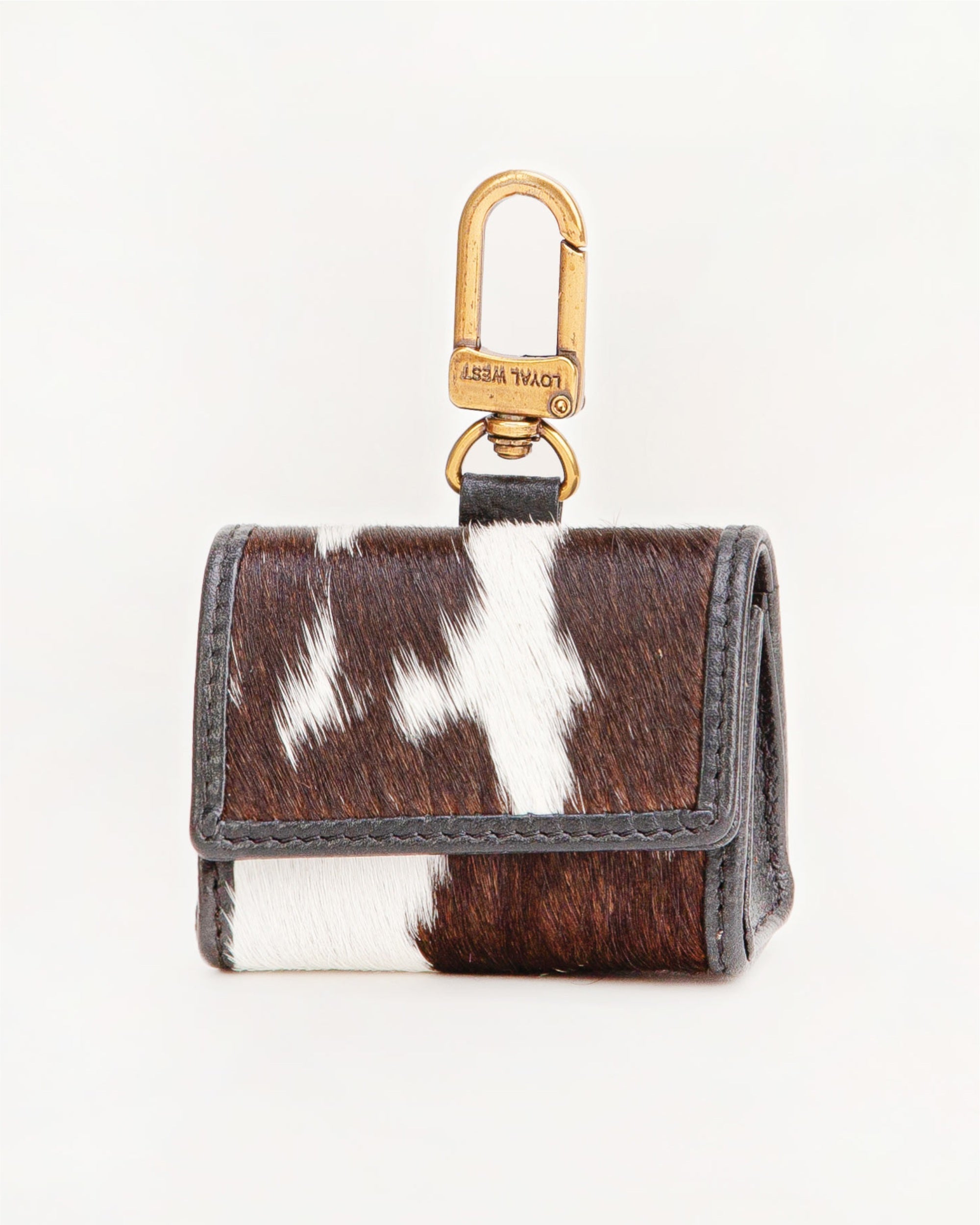 Gloriana Clip On Bag Charm Black And White