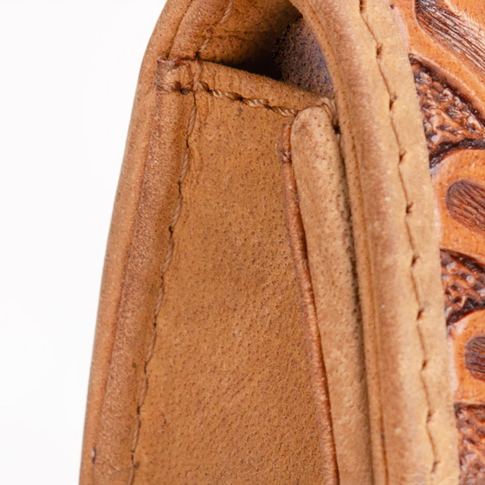 Gloriana Clip On Bag Charm Handtooled