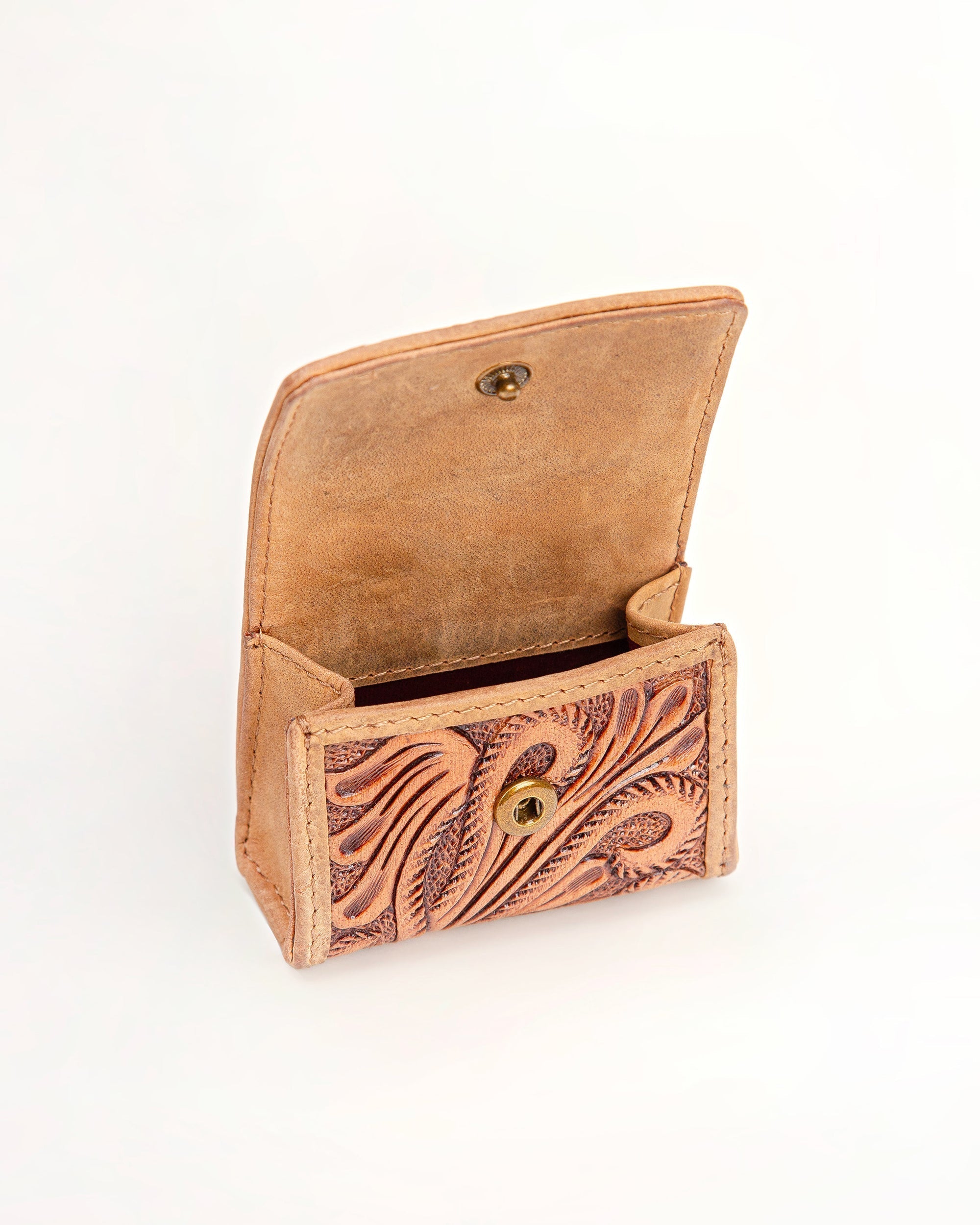 Gloriana Clip On Bag Charm Handtooled
