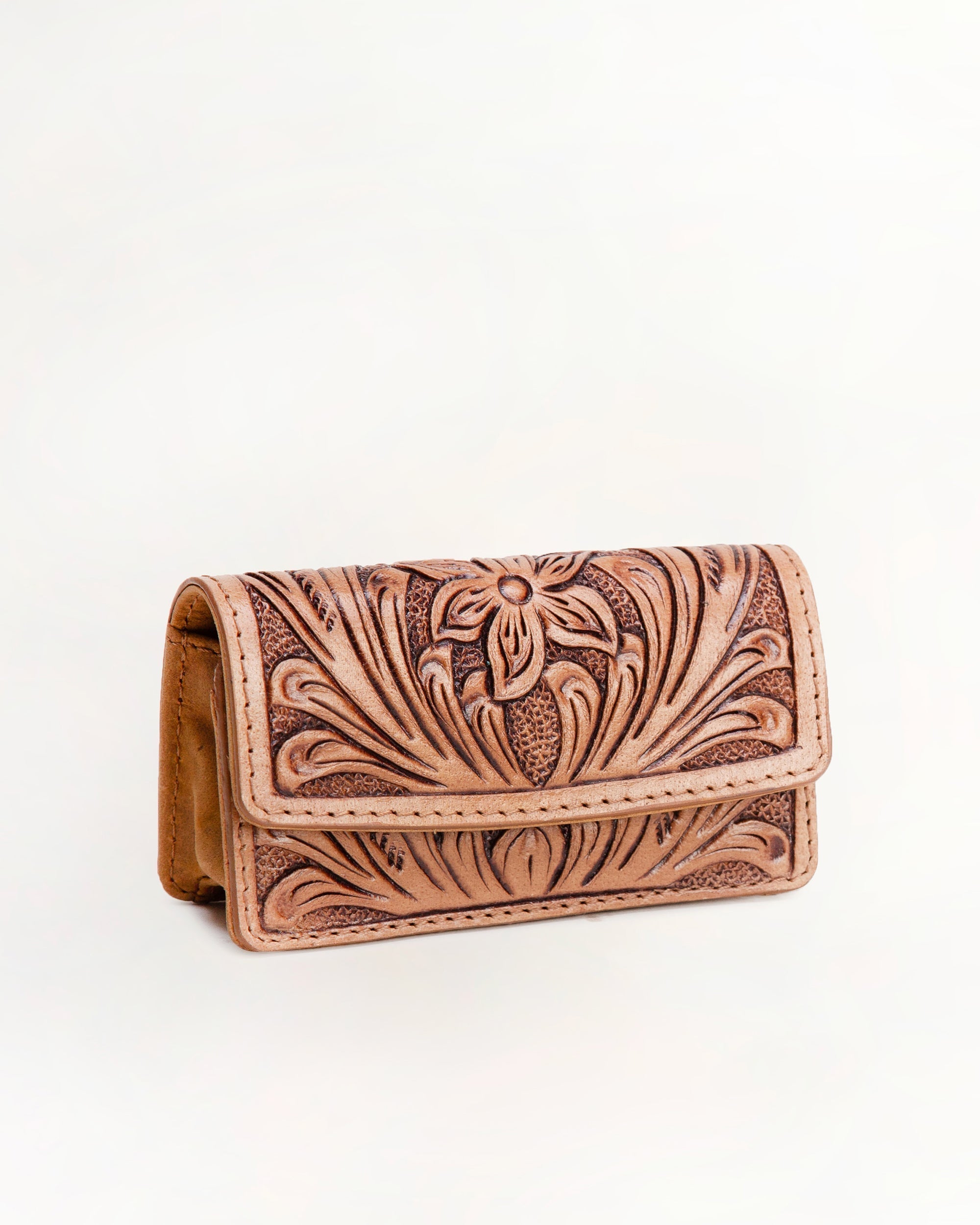 Cattle Kiss Lipstick Handtooled Leather