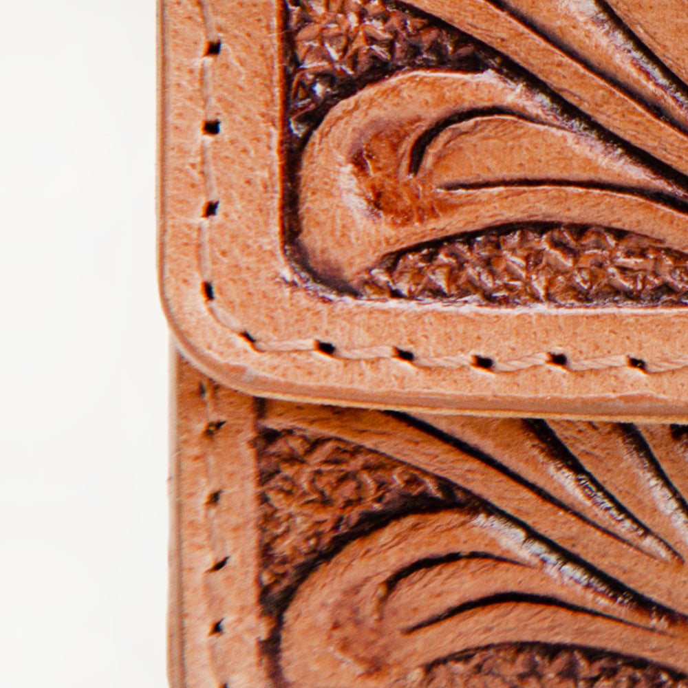 Cattle Kiss Lipstick Handtooled Leather