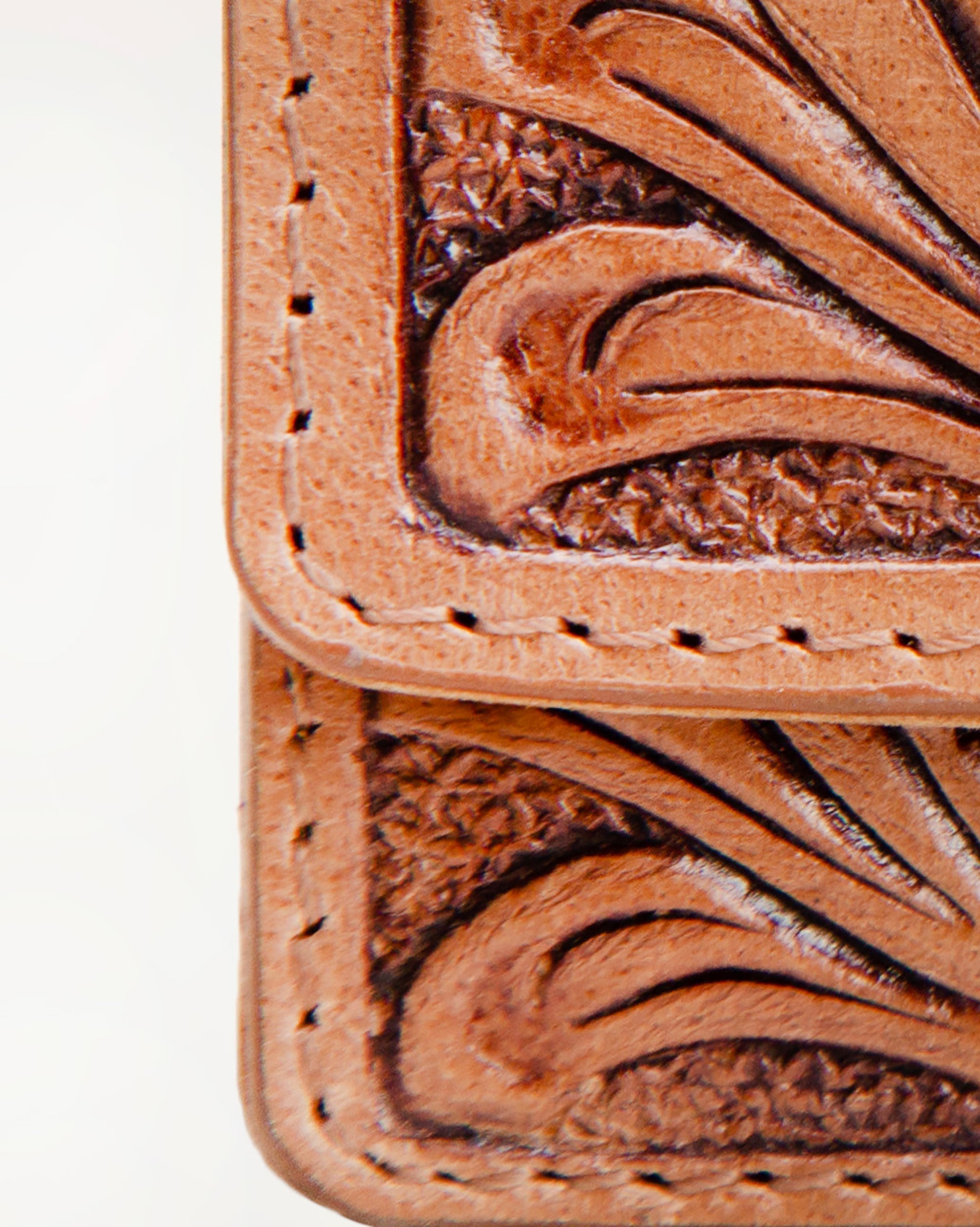 Cattle Kiss Lipstick Handtooled Leather