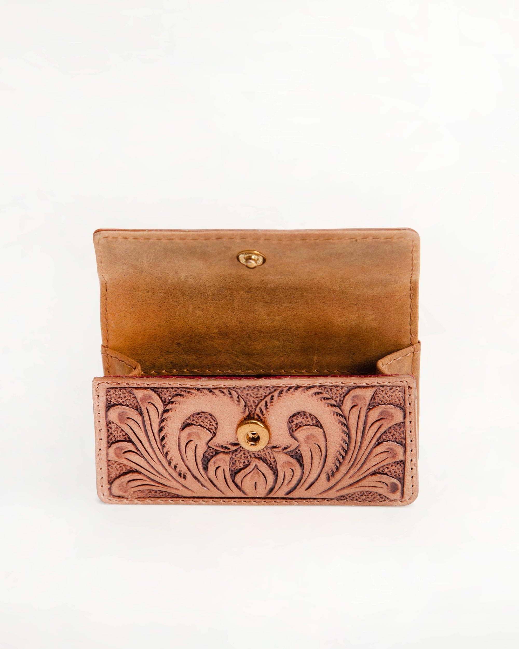 Cattle Kiss Lipstick Handtooled Leather