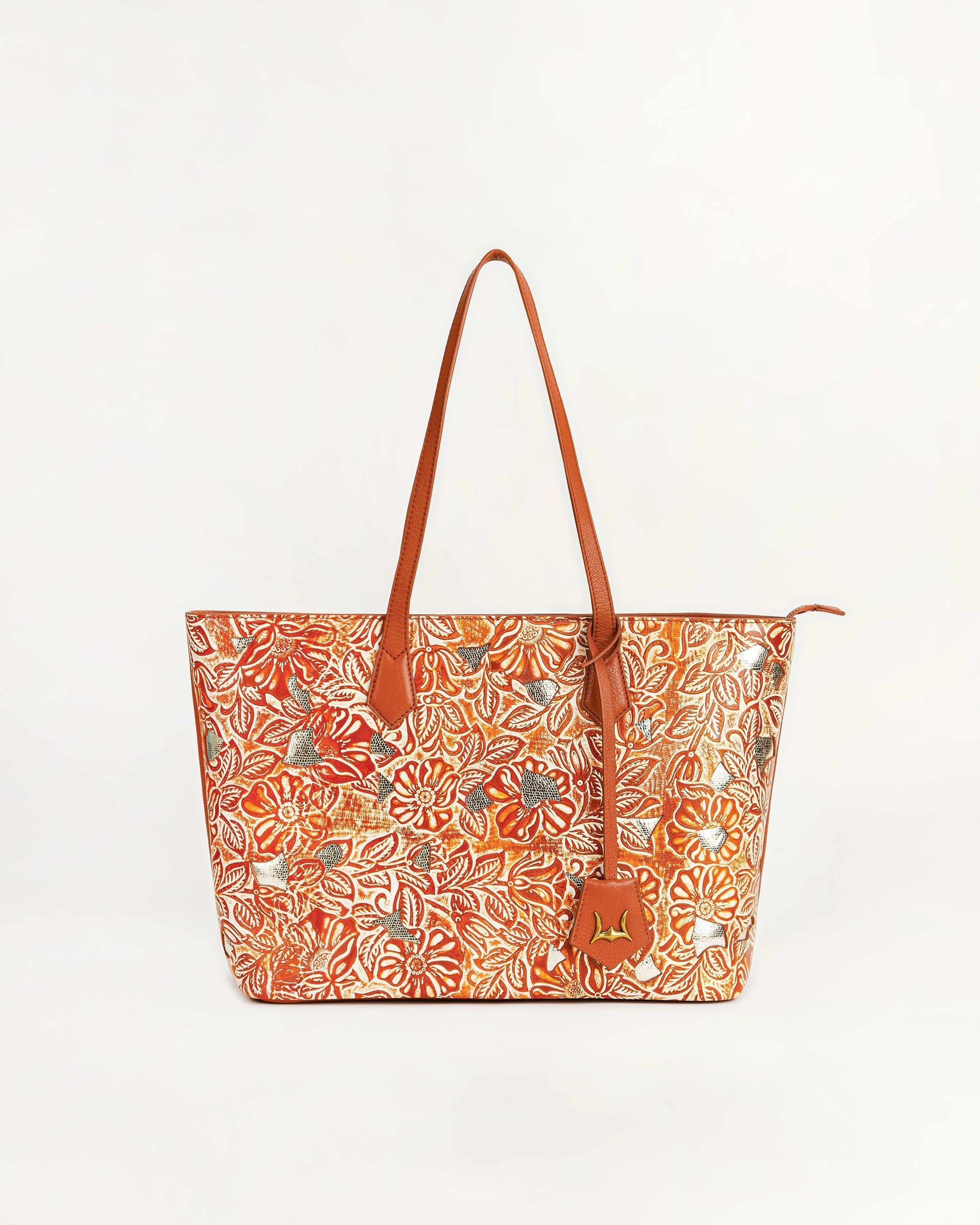 California Poppy Large Bag Black And White