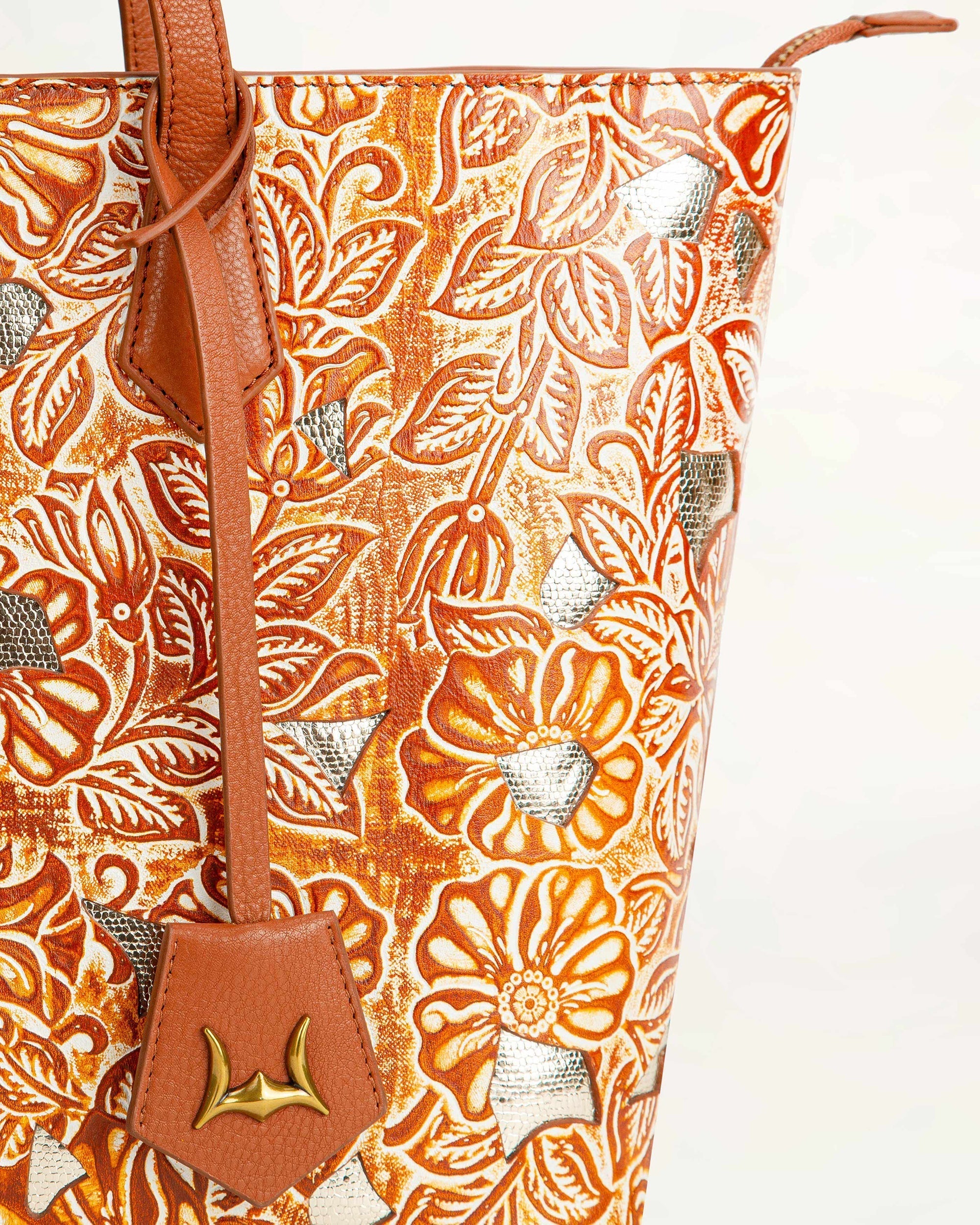 California Poppy Large Bag Golden Floral